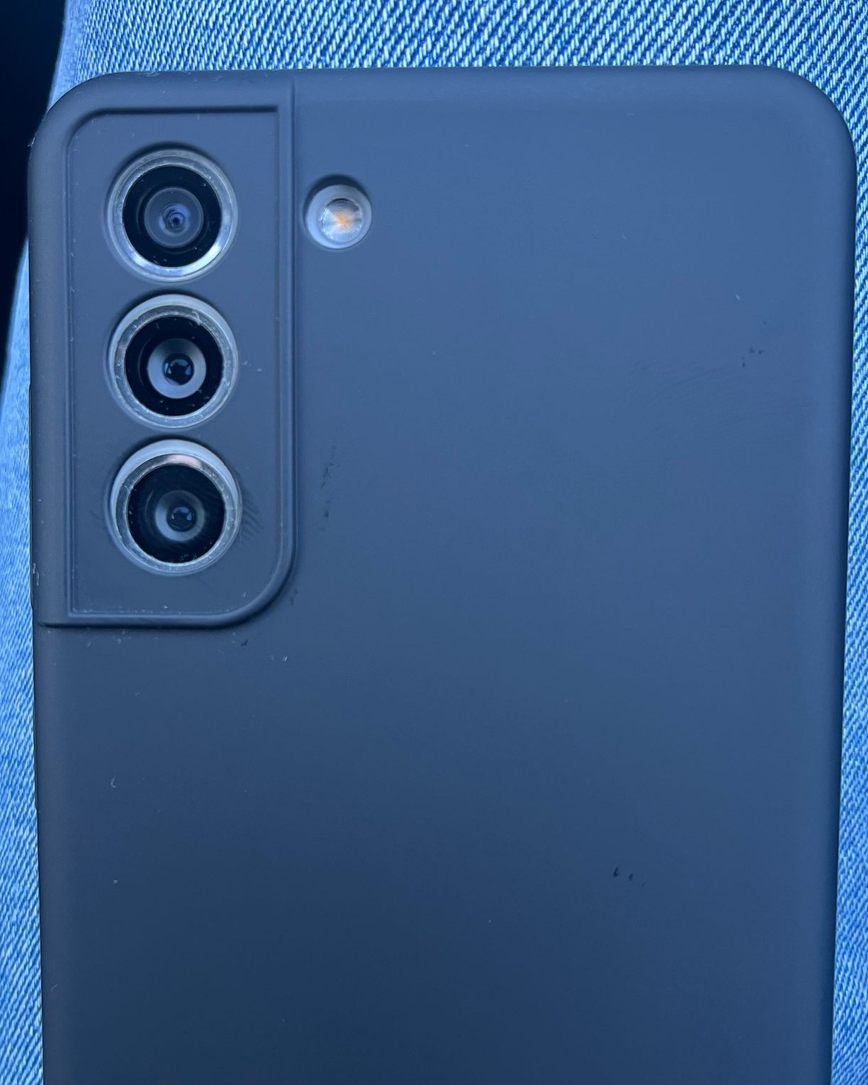 Husa Premium Silicon Soft pentru Samsung S21 FE, Ultra Slim, Protectie sporita, Interior de microfibra, Rosu