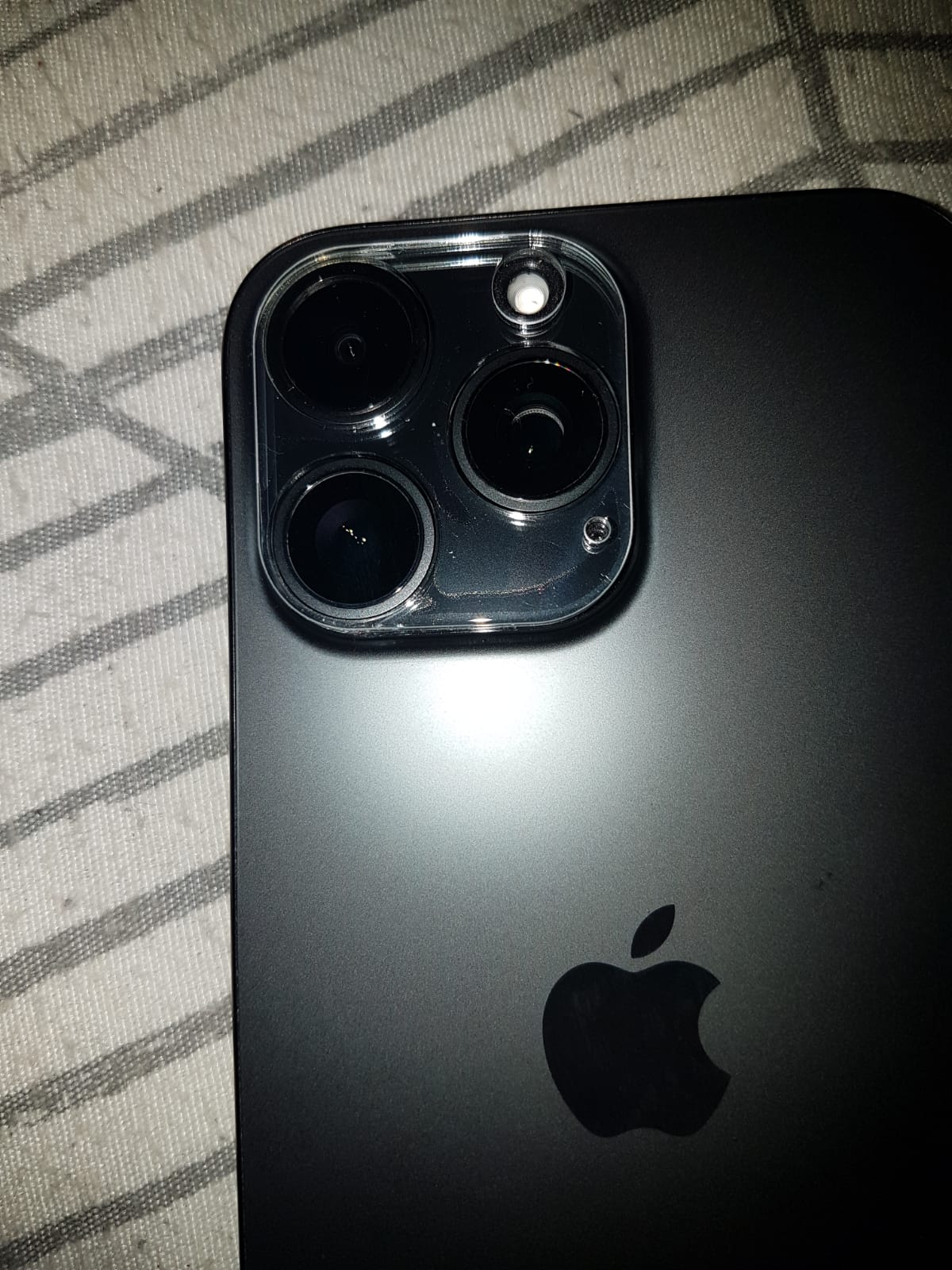 Folie protectie camera spate MDUG, compatibila iPhone 16 Pro/16 Pro Max, sticla temperata 9H, rezistenta la zgarieturi, Transparent