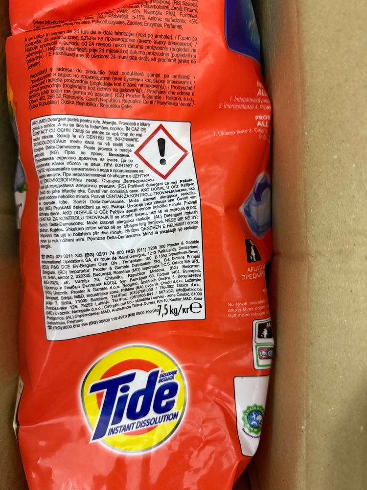 Detergent Tide Touch of Lenor Color, 80 spalari, 8 kg - eMAG.ro
