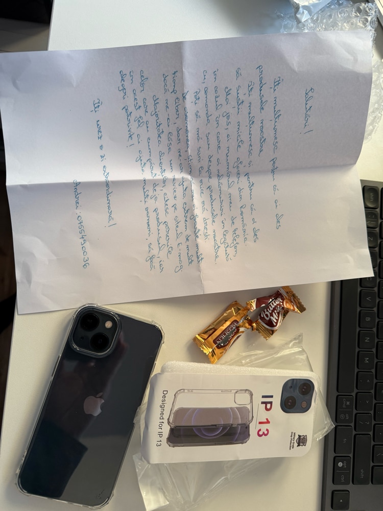 Husa protectie Mat-Tech compatibila cu iPhone 13, Protectie camera, Colturi anti-drop, Decupaje Precise, Rezistenta la impact, Margini ridicate pentru protectia ecranului, Transparenta
