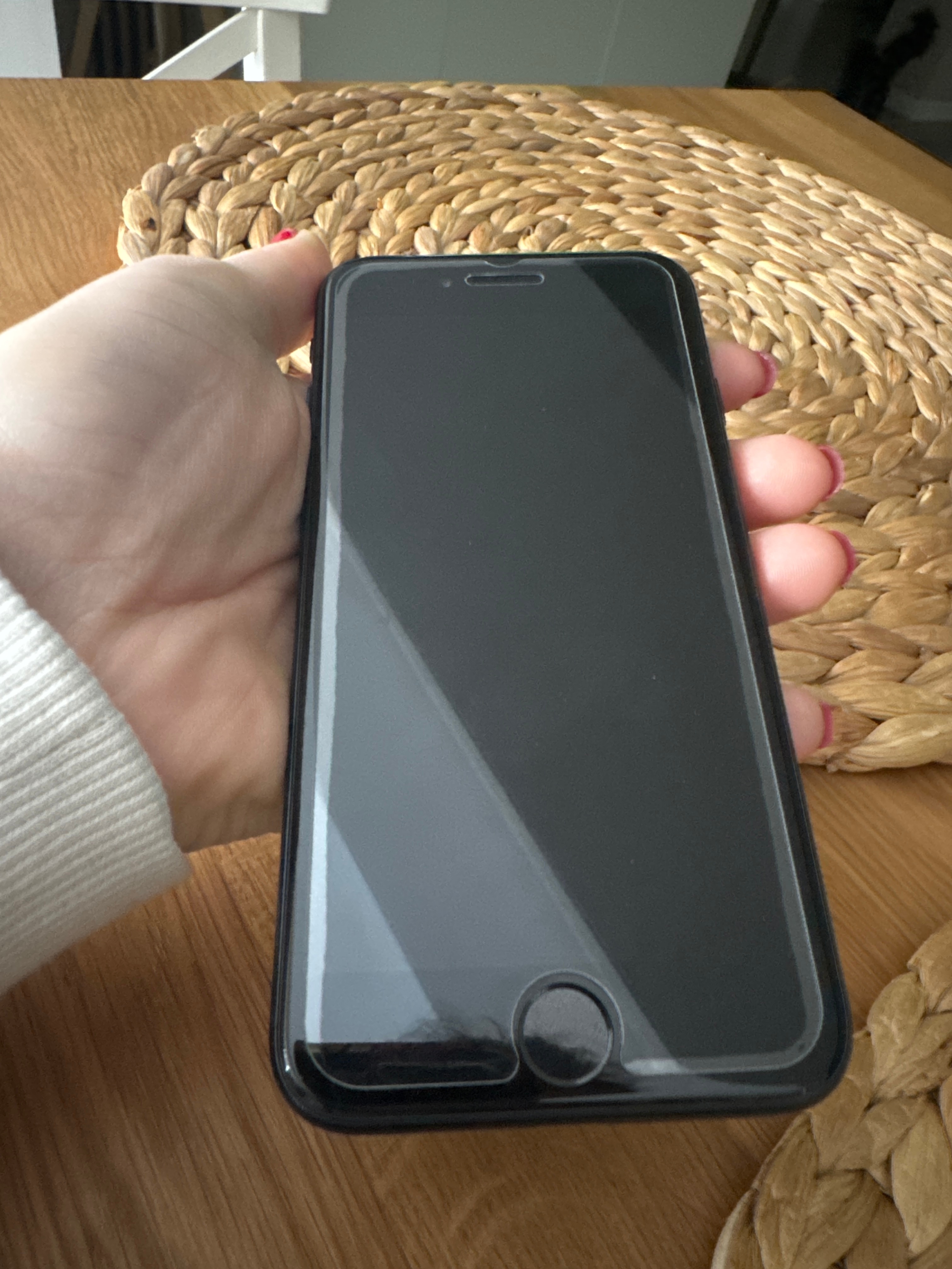 Folie sticla compatibila cu Apple iPhone iPhone SE 2 (2020), 0.33mm, 9H, 2.5D, Transparent