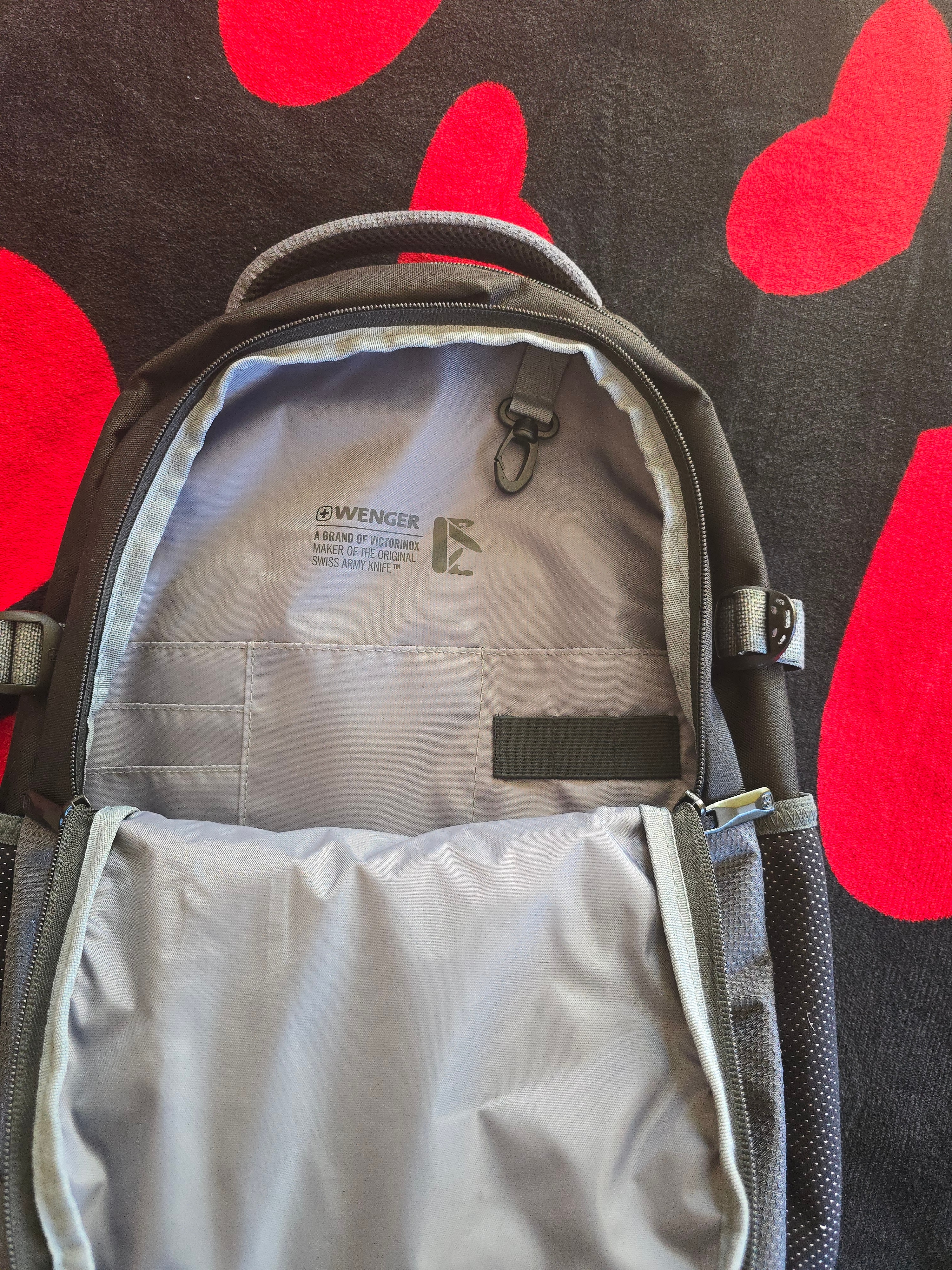 Rucsac laptop Wenger, 16'', buzunar tableta, Rosu