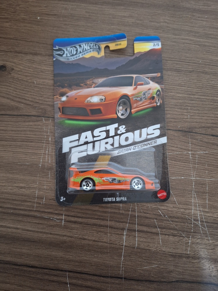 Masinuta metalica Hot Wheels, Toyota Supra, Brian O'Conner Fast