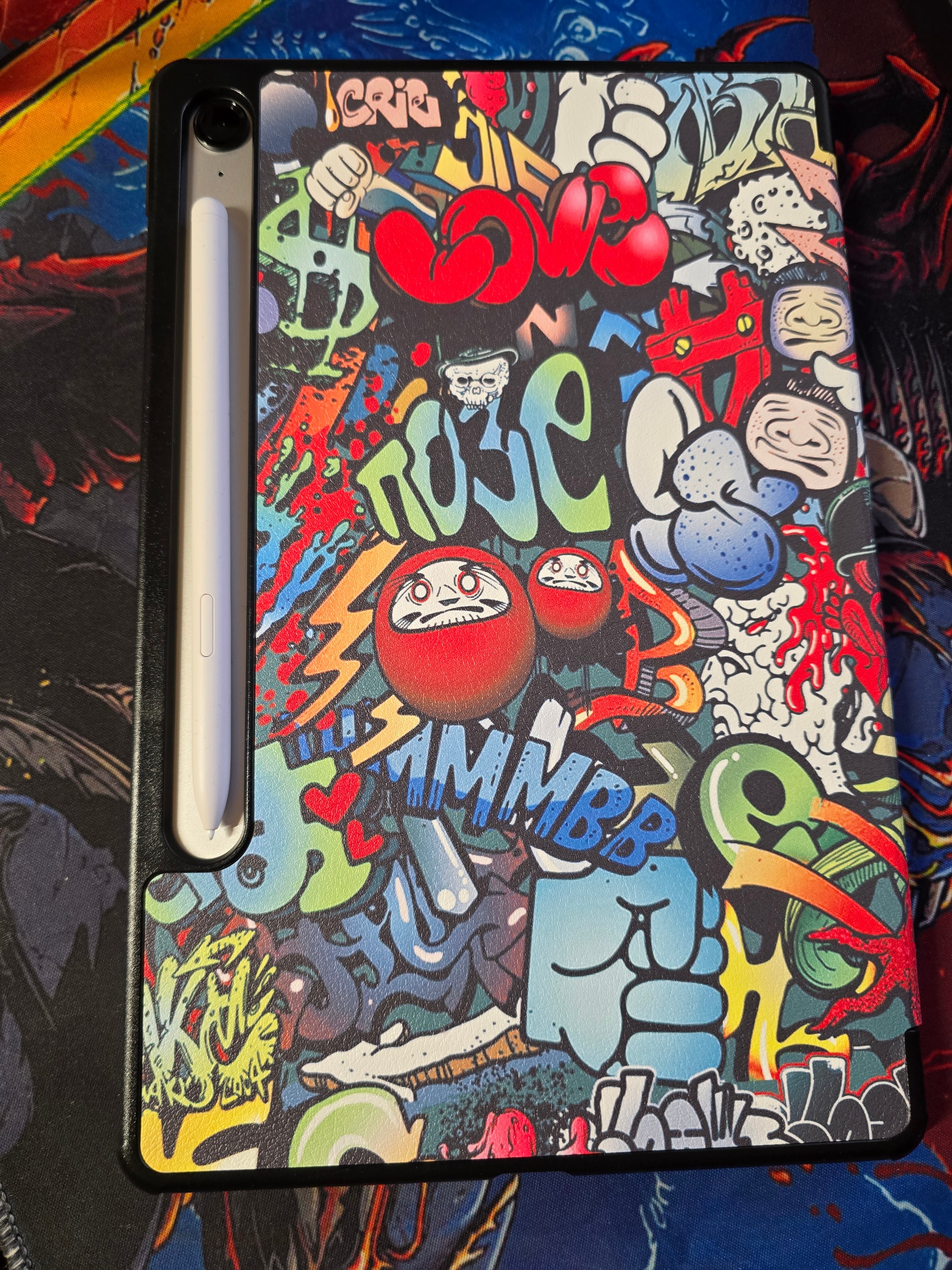 Pachet 360: Husa cu folie integrata Samsung Galaxy Tab S9 / S9 FE inch Shockproof Armor negru