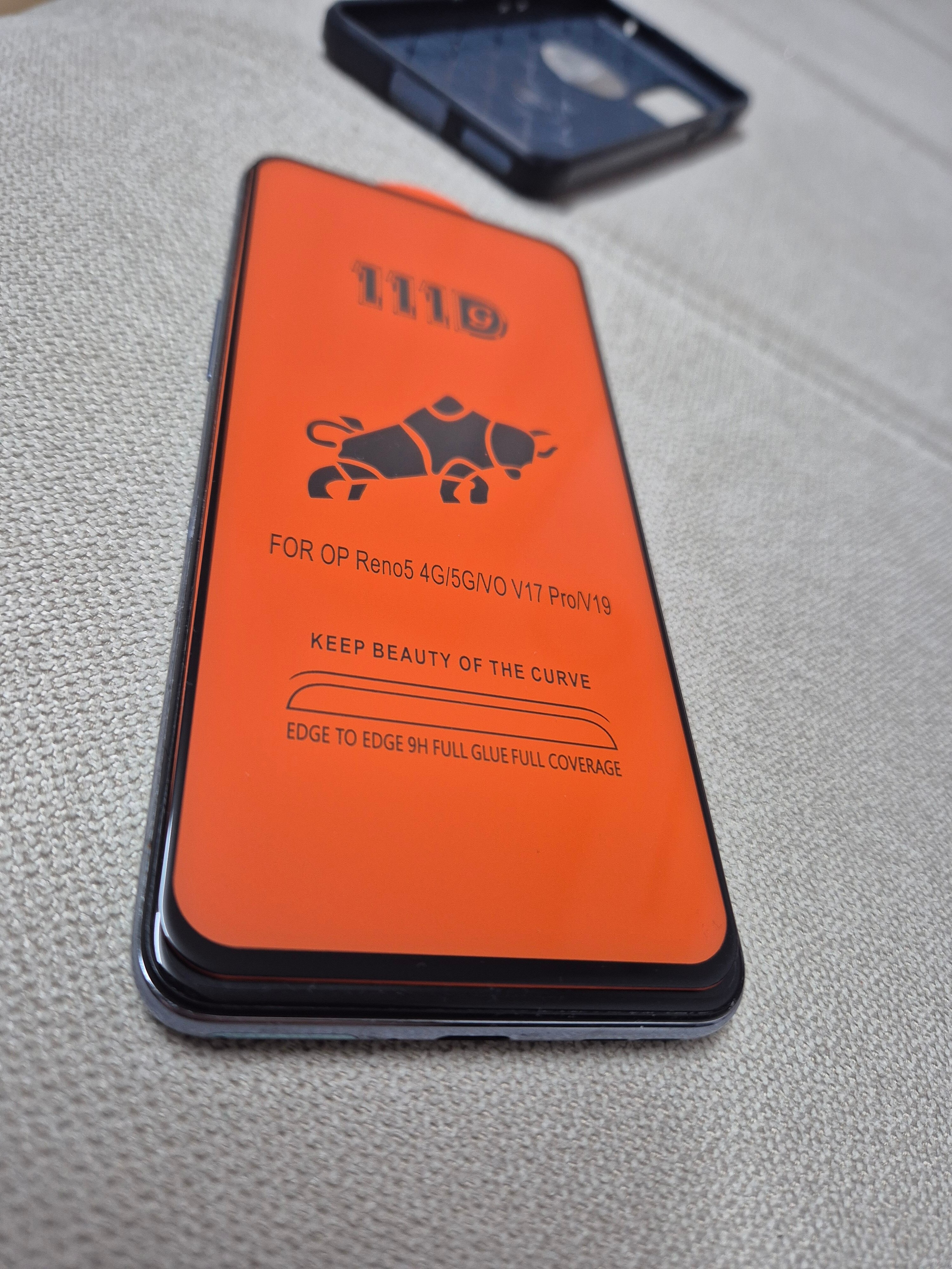 Folie pentru OnePlus Nord CE 5G / Nord 2 5G / Nord 2T, Techsuit 111D Full Cover / Full Glue Glass, Black