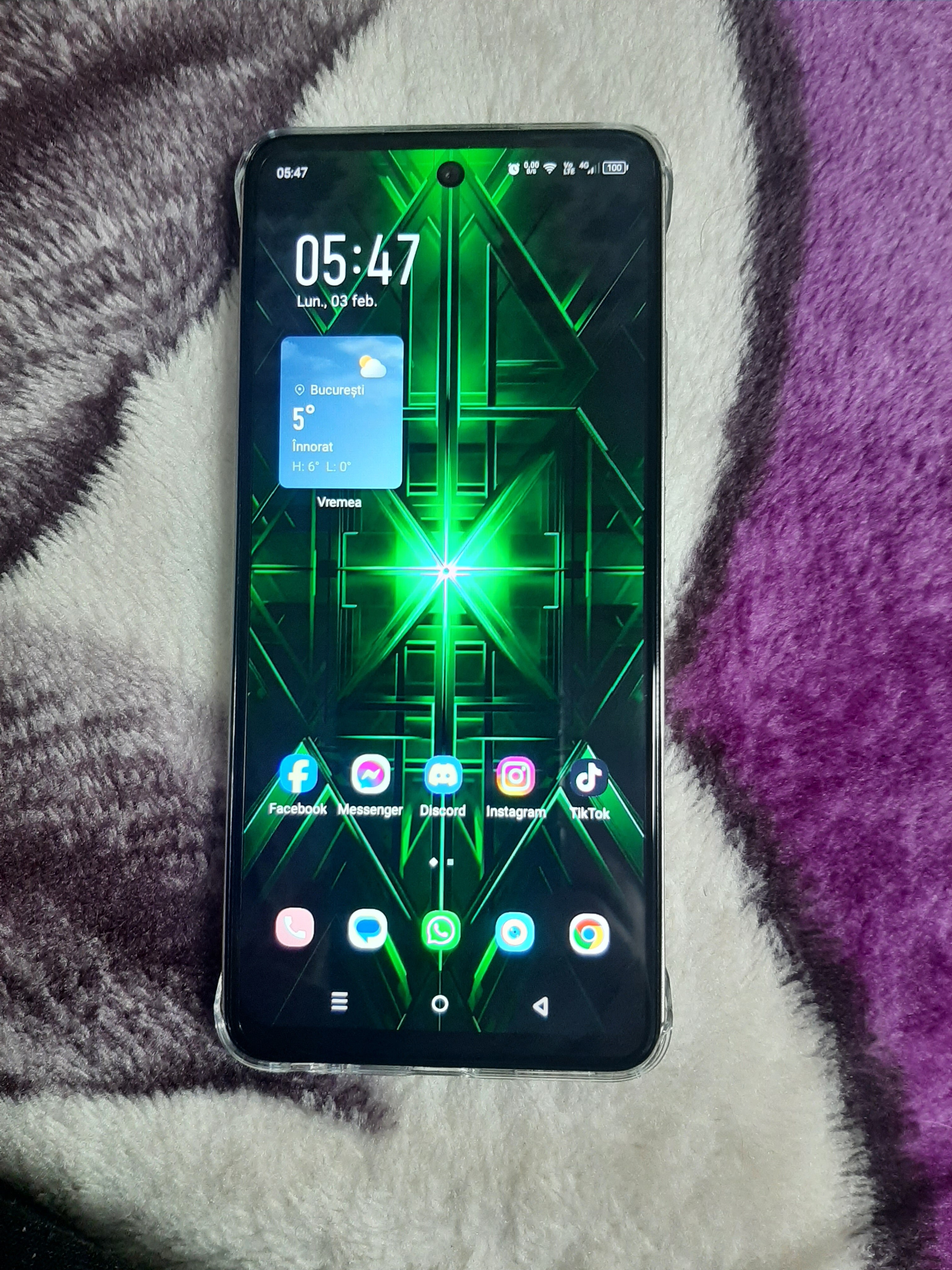 Telefon mobil Infinix SMART 8, 3GB RAM, 64GB, 4G, Crystal Green