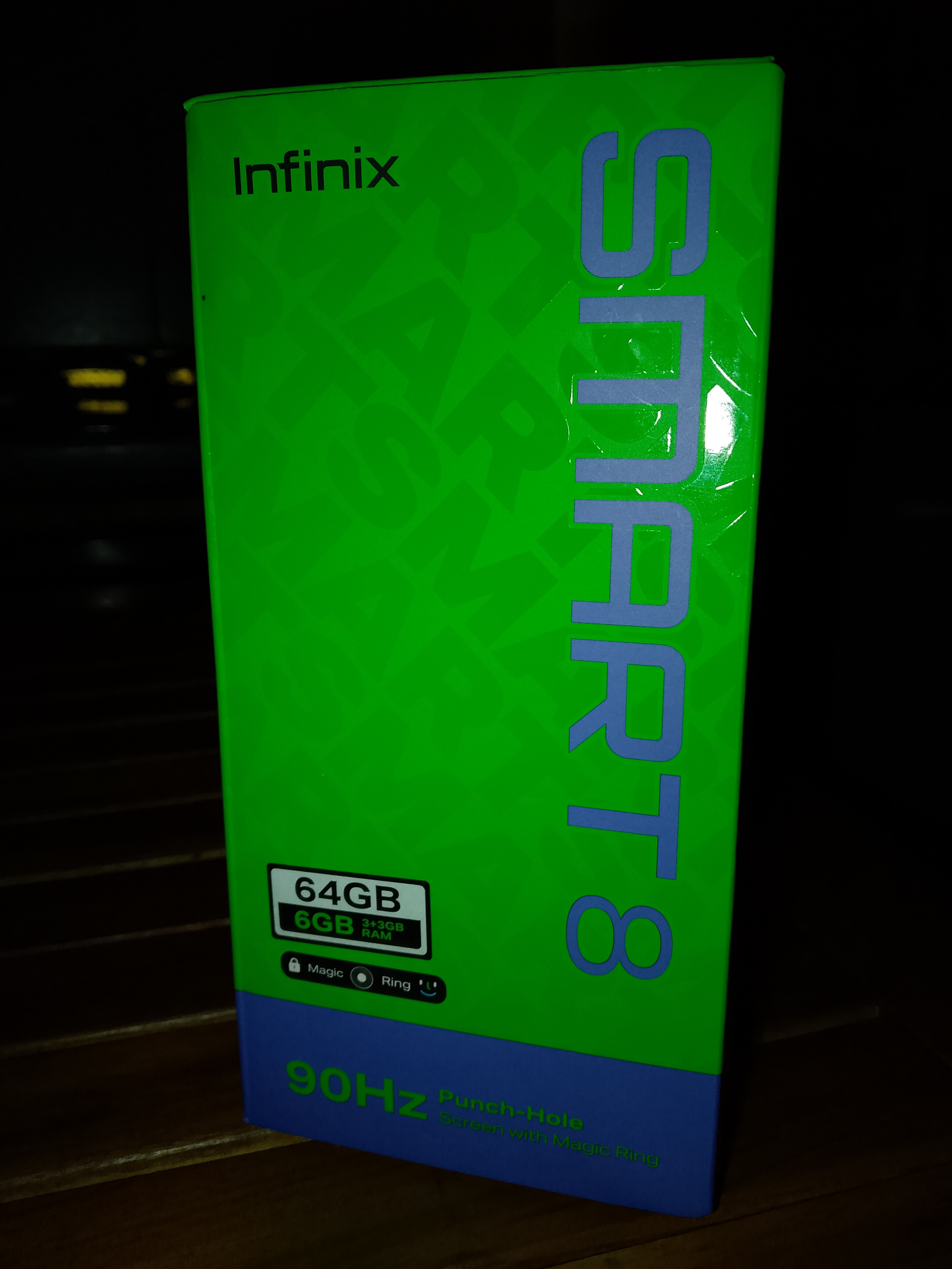 Telefon mobil Infinix SMART 8, 3GB RAM, 64GB, 4G, Crystal Green