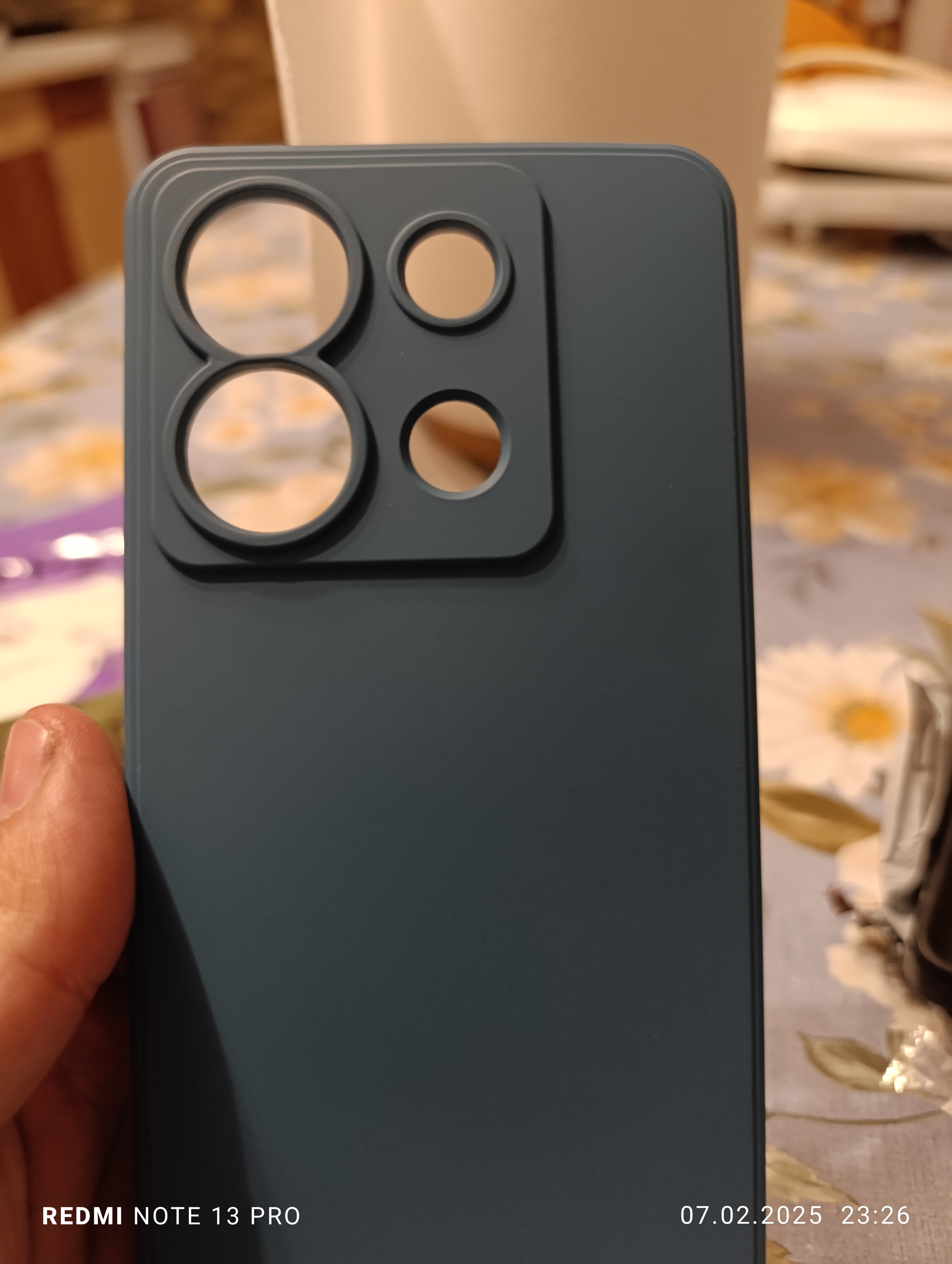 Husa de Protectie, Flippy, pentru Xiaomi Redmi Note 13 Pro 5G, Liquid Silicone, cu Microfibra pe Interior, Protectie Antisoc, Compatibil Incarcare Wireless, Albastru
