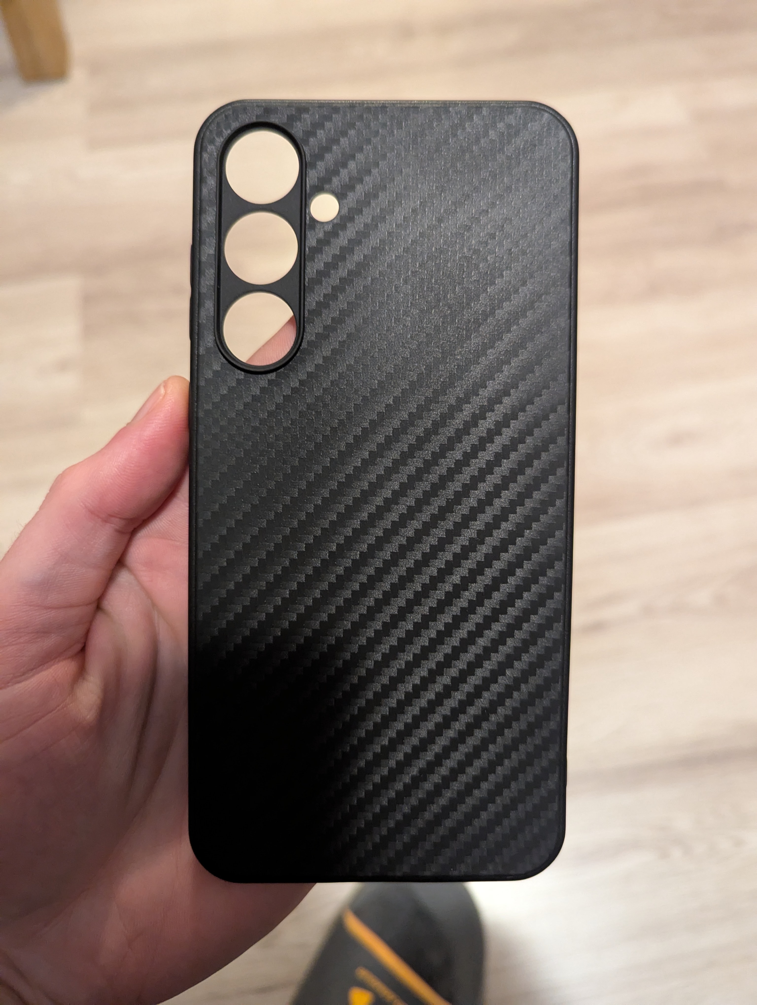Husa pentru Samsung Galaxy A55 5G - Techsuit CarbonFiber - Black