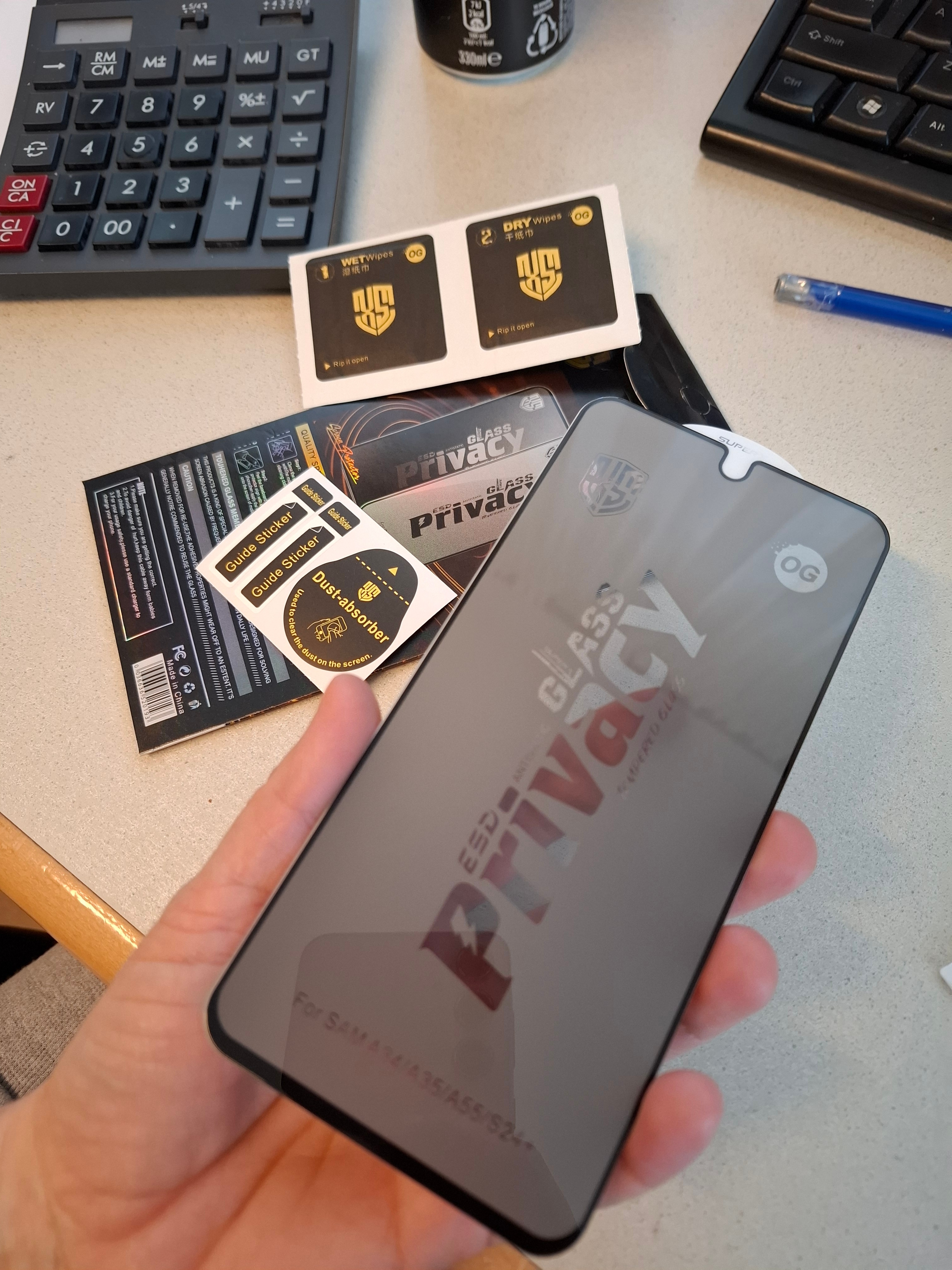 Folie protectie din sticla pentru Samsung Galaxy A55 5G / A35