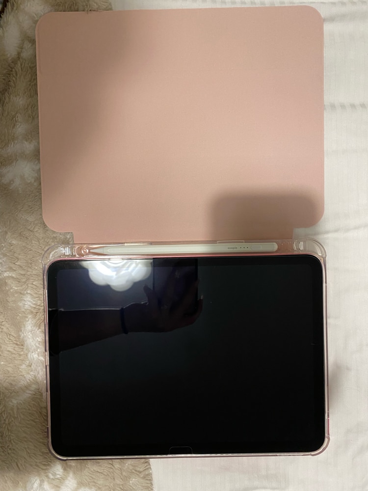 Husa Tech-Protect Smartcase Pen Hybrid compatibila cu iPad 10.9 inch 2022 Pink