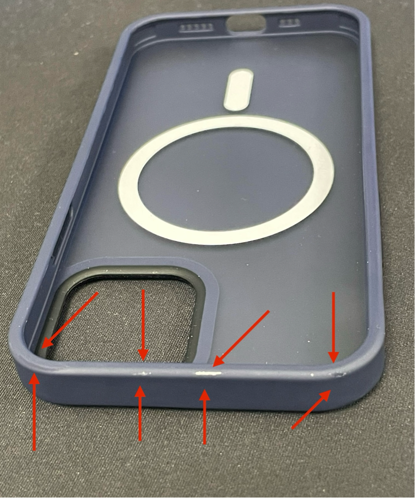 Husa pentru IPhone 12 / 12 PRO, MobileSmart MagSafe, Hybrid ultra slim, carcasa spate Antisoc, hardcase, Blue
