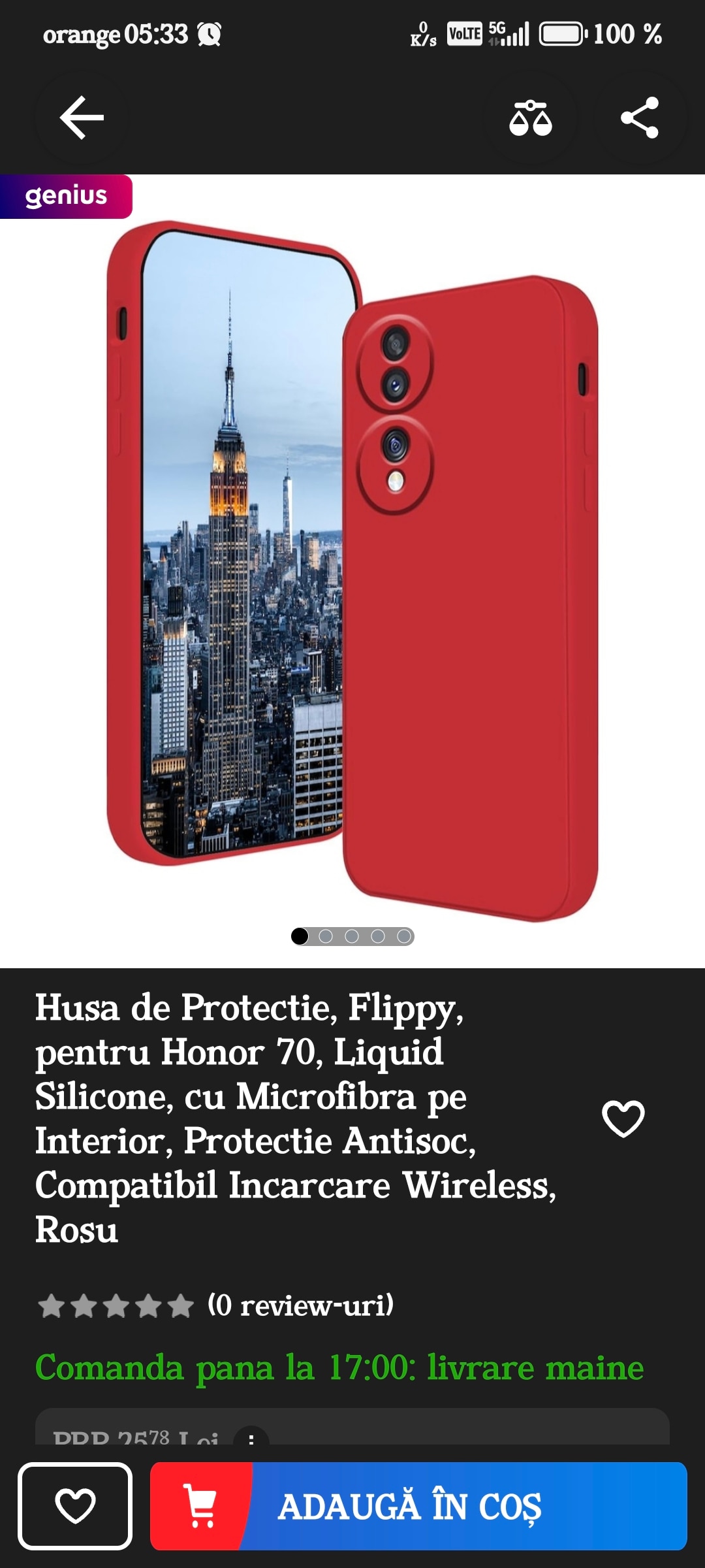 Husa de Protectie, Flippy, pentru Honor 70, Liquid Silicone, cu Microfibra pe Interior, Protectie Antisoc, Compatibil Incarcare Wireless, Verde