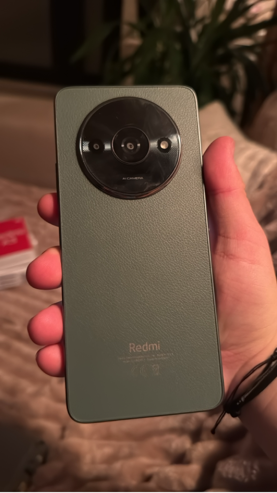 Telefon mobil Xiaomi Redmi A3, Dual SIM, 128GB, 4GB RAM, Verde