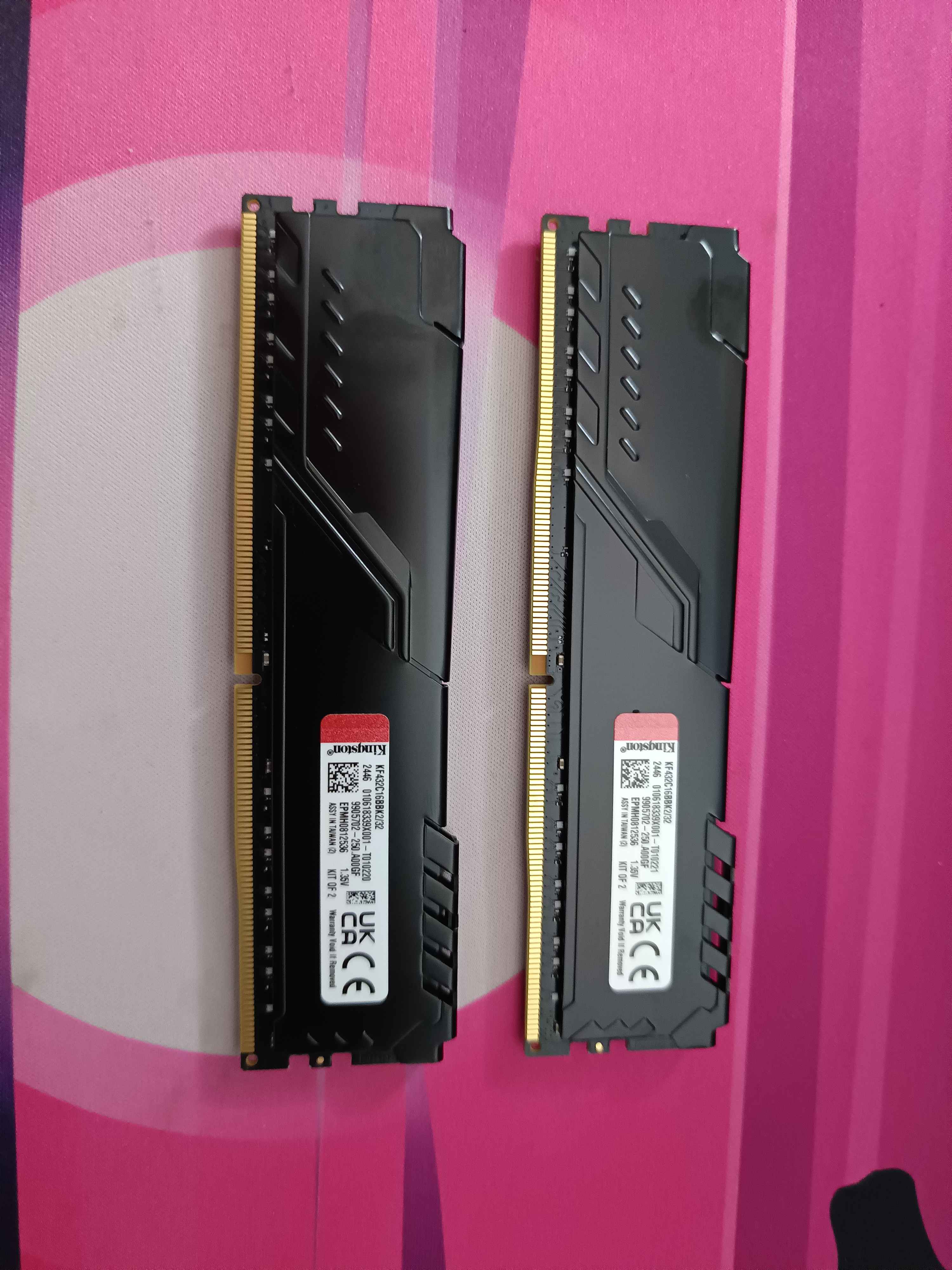 Memorie Kingston FURY Beast, 32GB DDR4, 3200MHz CL16, Dual Channel