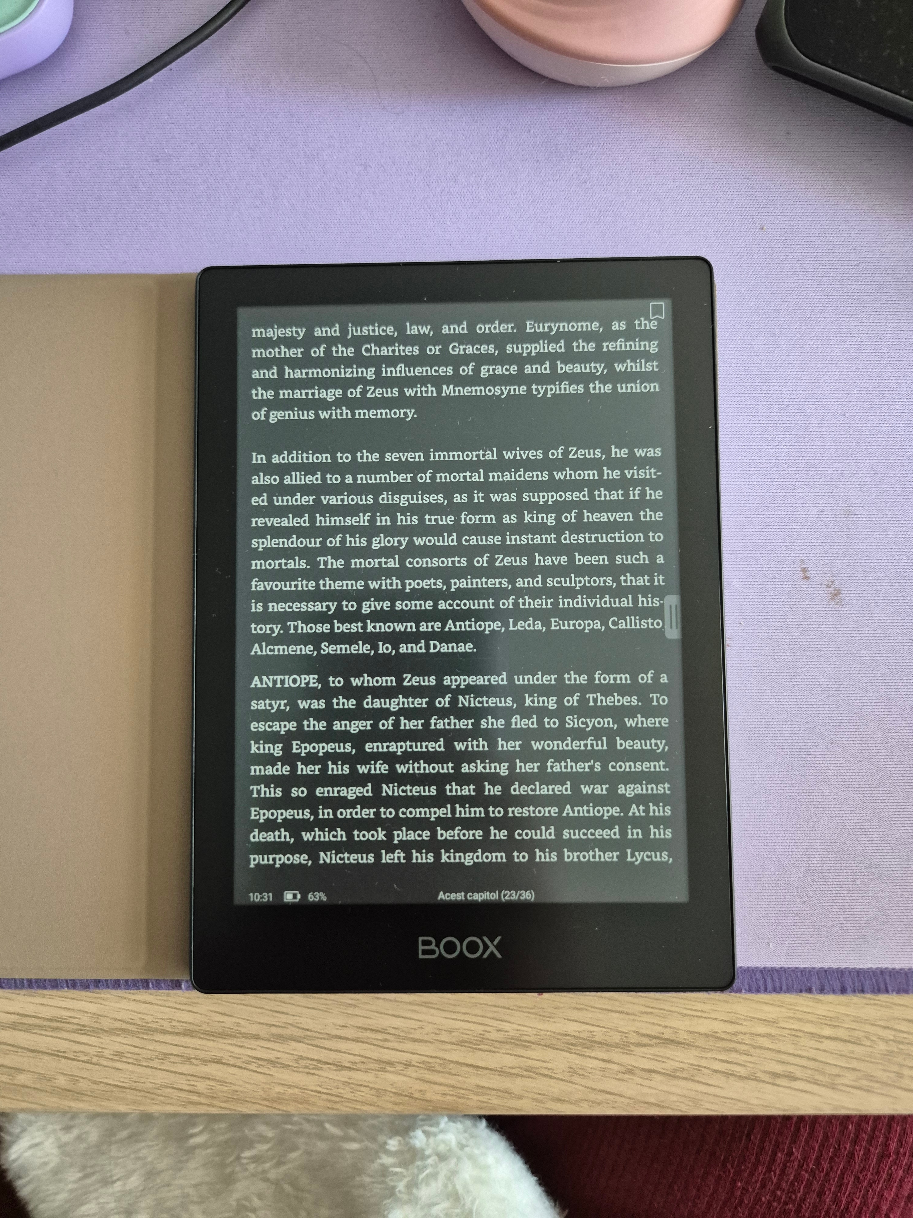 Tableta E-Ink Boox GO 6, 6 inch, Octa-Core, 2GB RAM, 32 GB, Android 12, Negru
