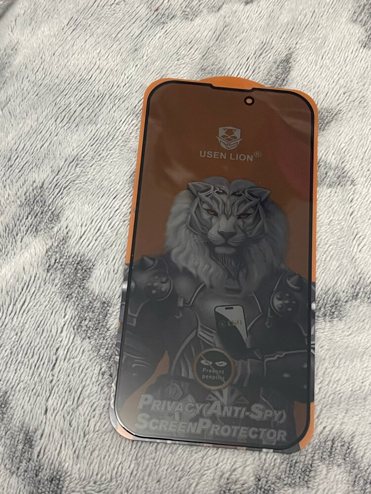 Folie sticla - PRIVACY Tempered Glass, compatibila cu iPhone 14 PRO, Full Glue, 5D Tehnology