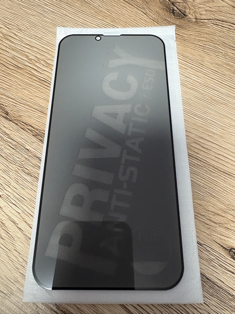 Folie Privacy Compatibila cu iPhone 13 Pro Max, Full Cover, Full Glue 6D, Calitate Premium, Black