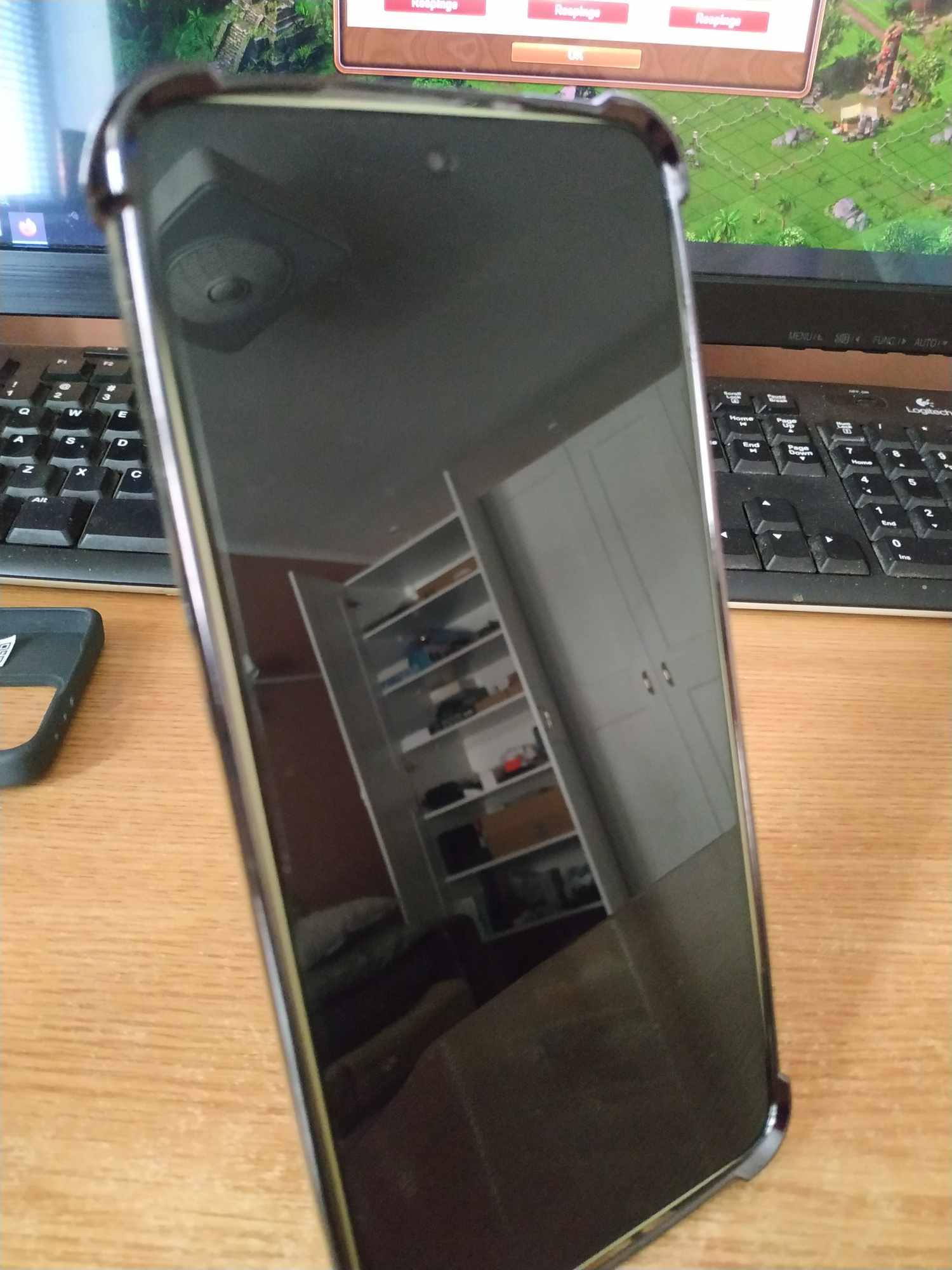 Husa compatibila cu Xiaomi 14T Pro, carcasa transparenta rezistenta la socuri cu suport inel magnetic. Husa pentru Xiaomi 14T Pro din silicon moale/TPU-Argintiu