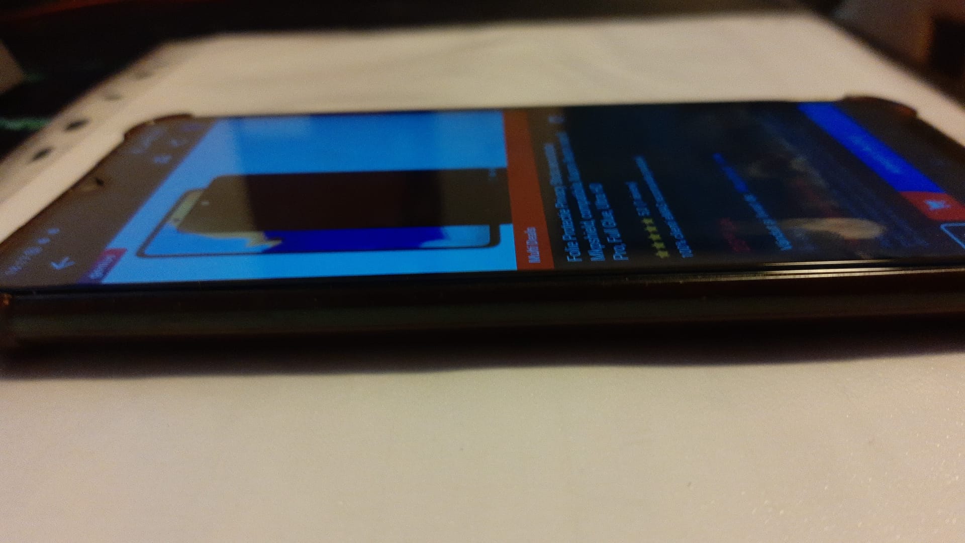 Folie Protectie Privacy Sticla securizata Mkpshield, compatibila Xiaomi Redmi note 8 Pro, Full Glue, Ultra HD