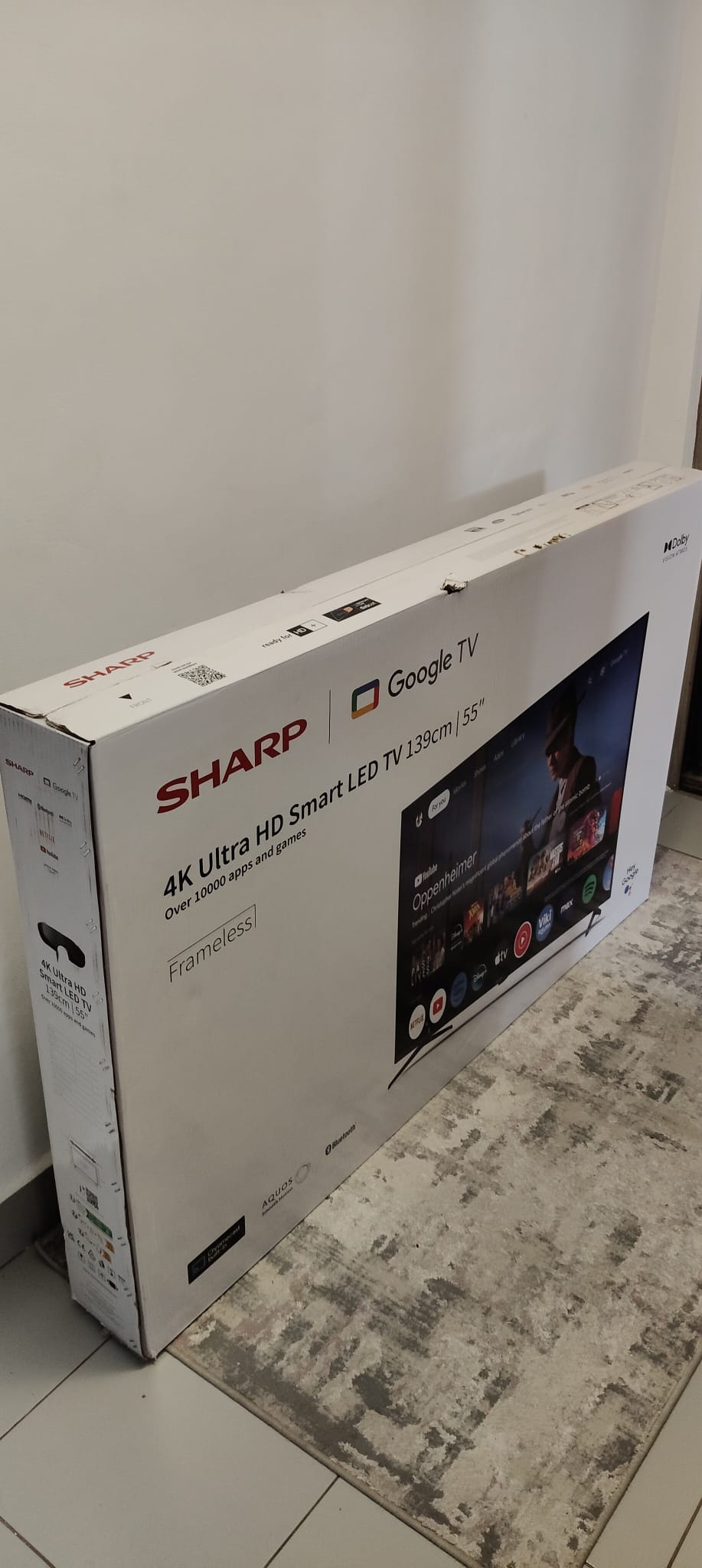Televizor SHARP LED 43GL4260E, 108 cm, Smart Google TV , 4k Ultra HD, Clasa G