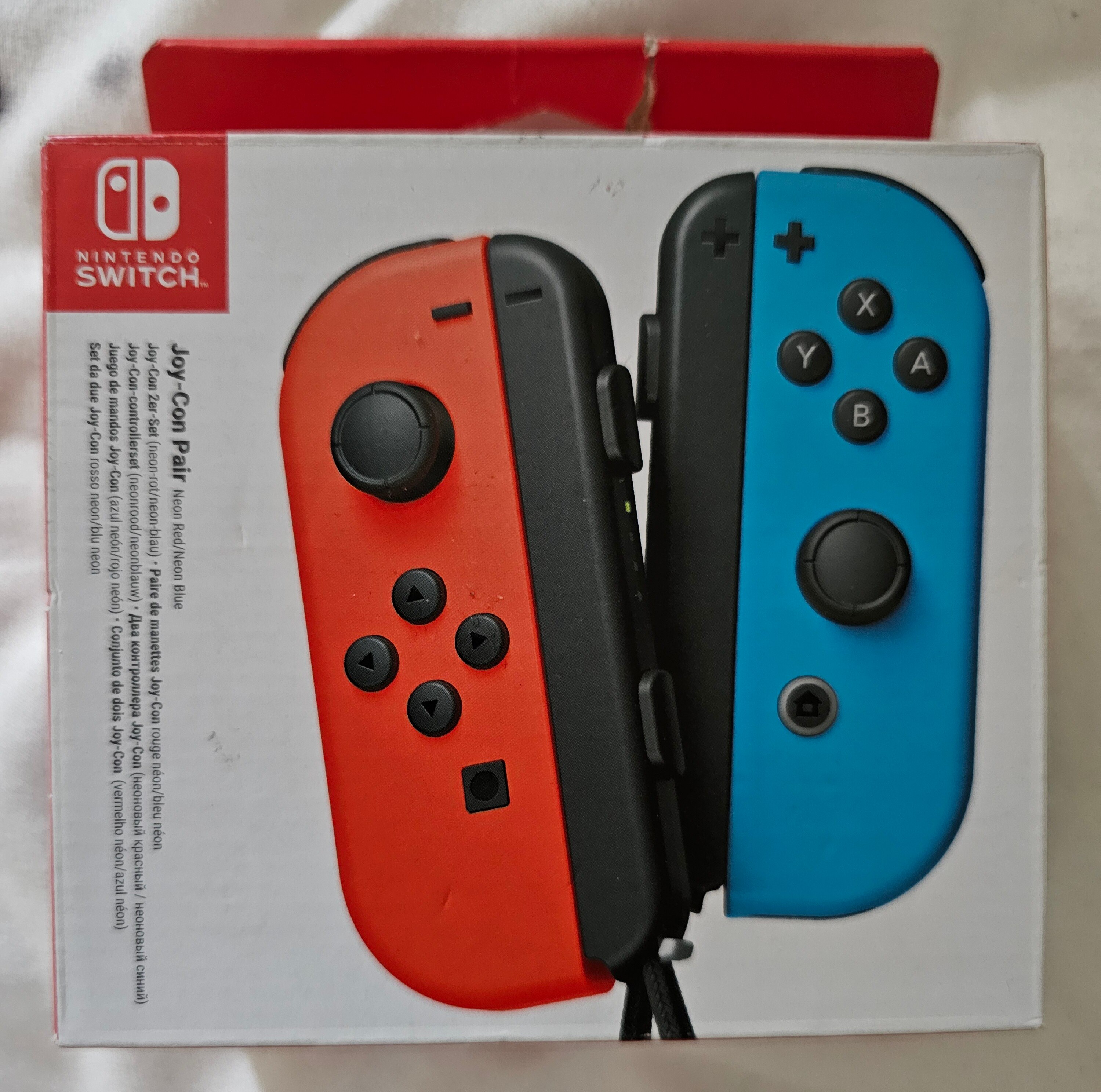 Controller Nintendo Switch Joy pentru Con Pair, Neon Blue