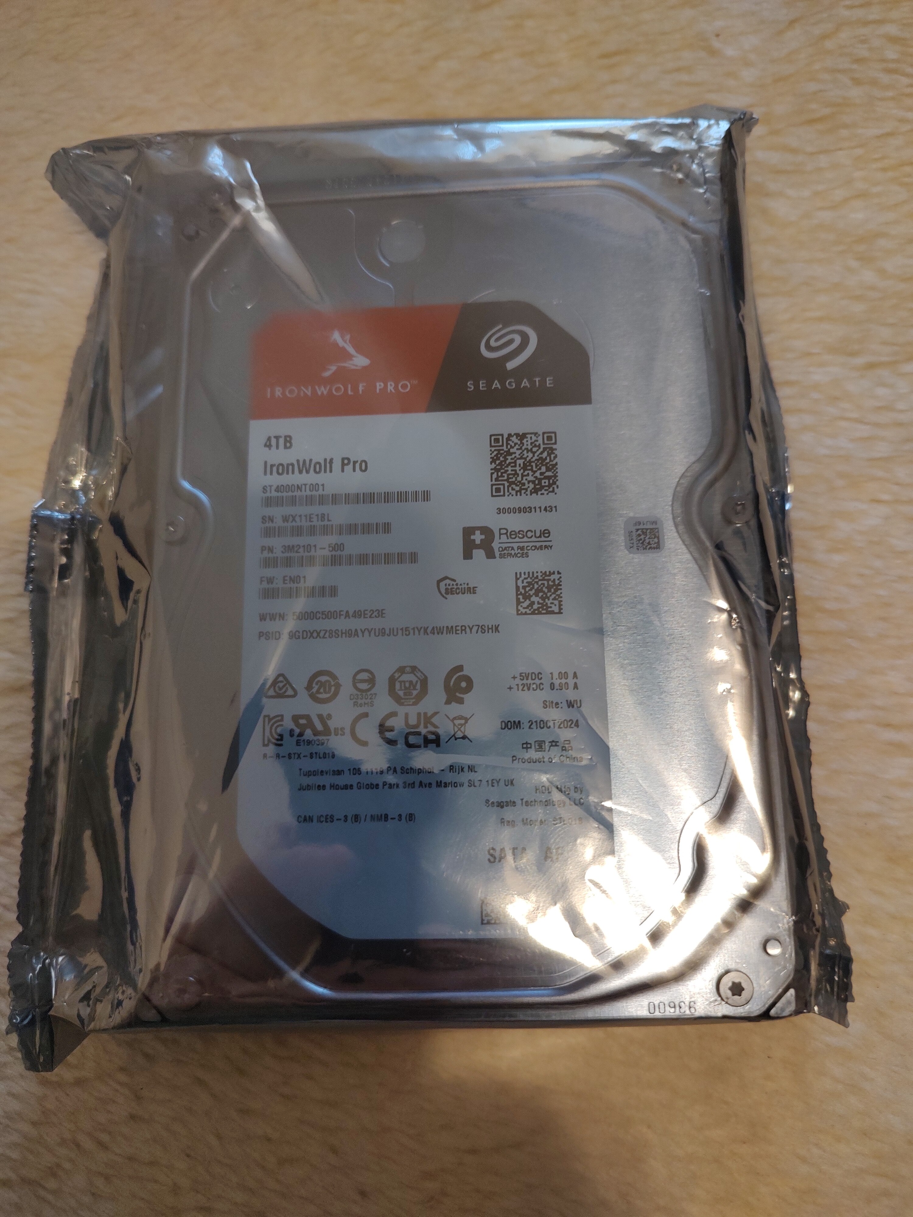 Hard Disk Seagate IronWolf PRO 4TB SATA3 256MB 3.5inch - eMAG.ro