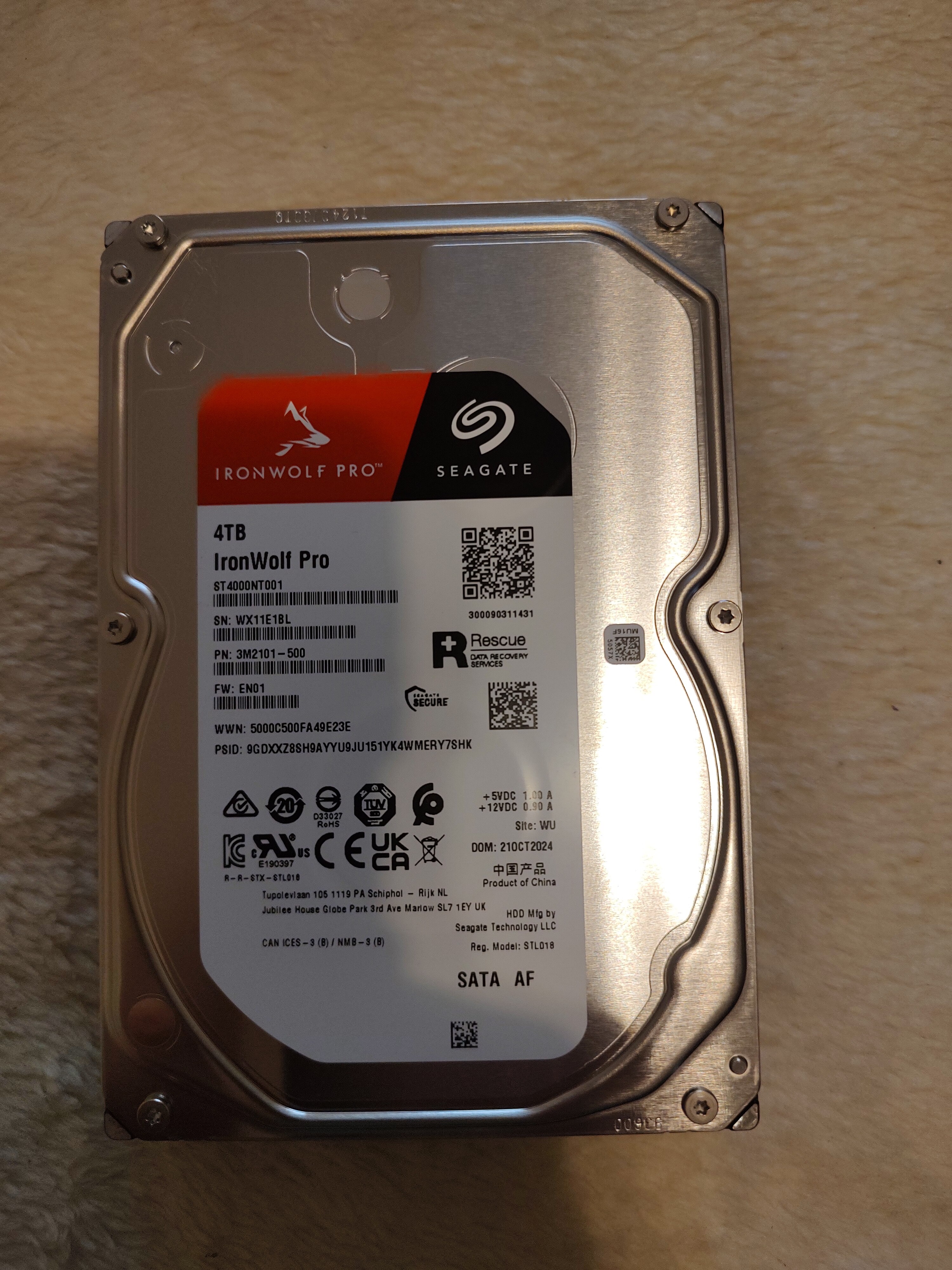 Hard Disk Seagate IronWolf PRO 4TB SATA3 256MB 3.5inch - eMAG.ro