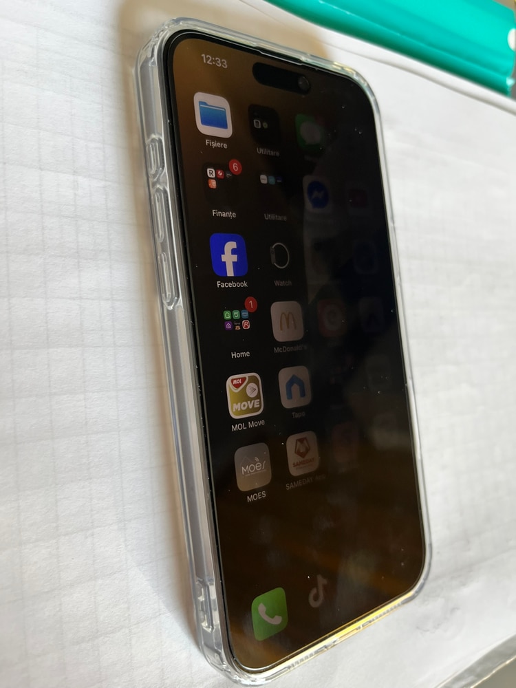 Folie Privacy compatibila cu iPhone 16 Plus, Full Cover, 6D, Calitate Superioara