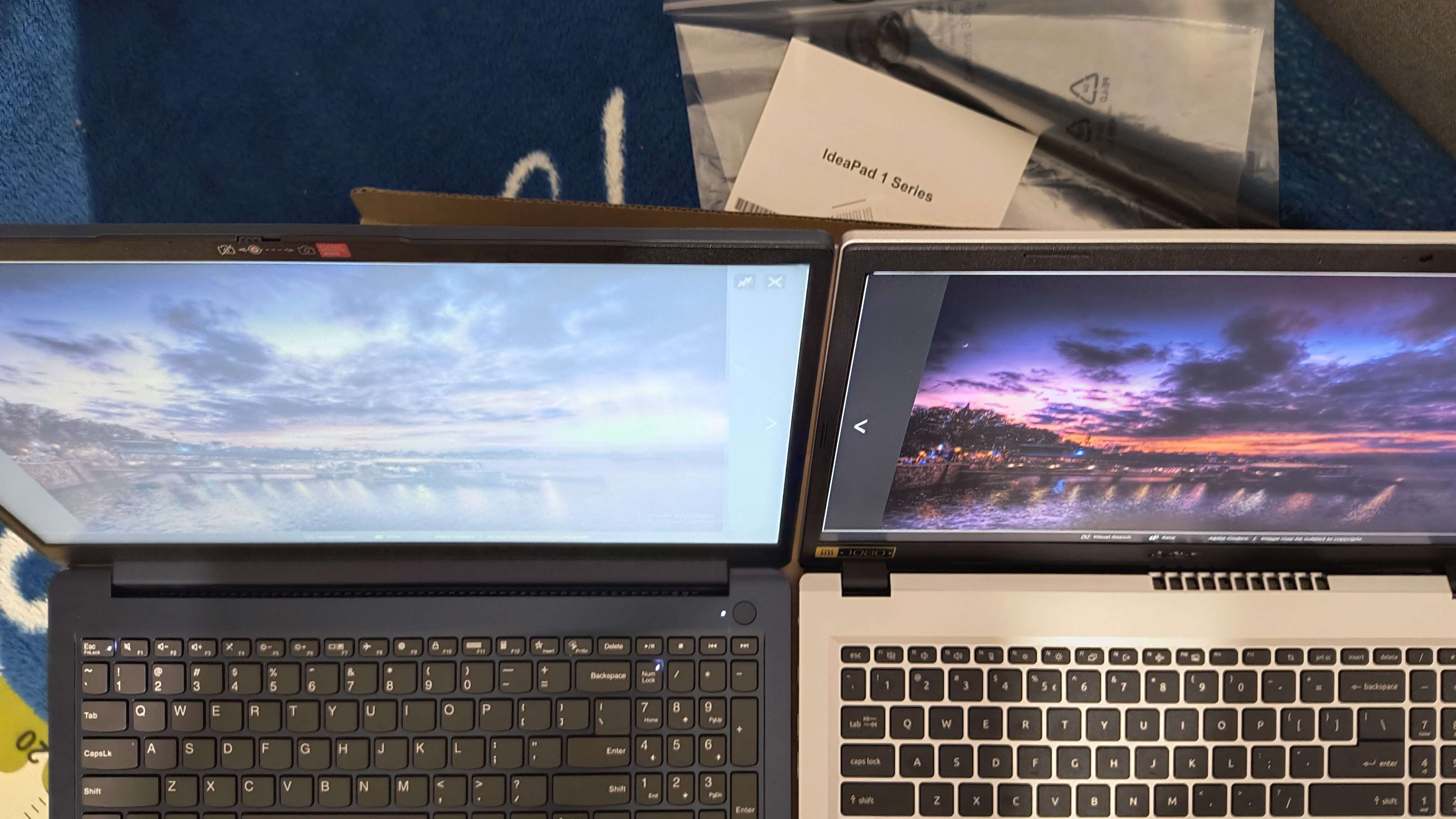 Laptop Lenovo IdeaPad 1 15ALC7 cu procesor AMD Ryzen™ 5 5500U pana la 4.0GHz, 15.6" Full HD, 8GB RAM, 256GB SSD, AMD Radeon™ Graphics, No OS, Abyss Blue