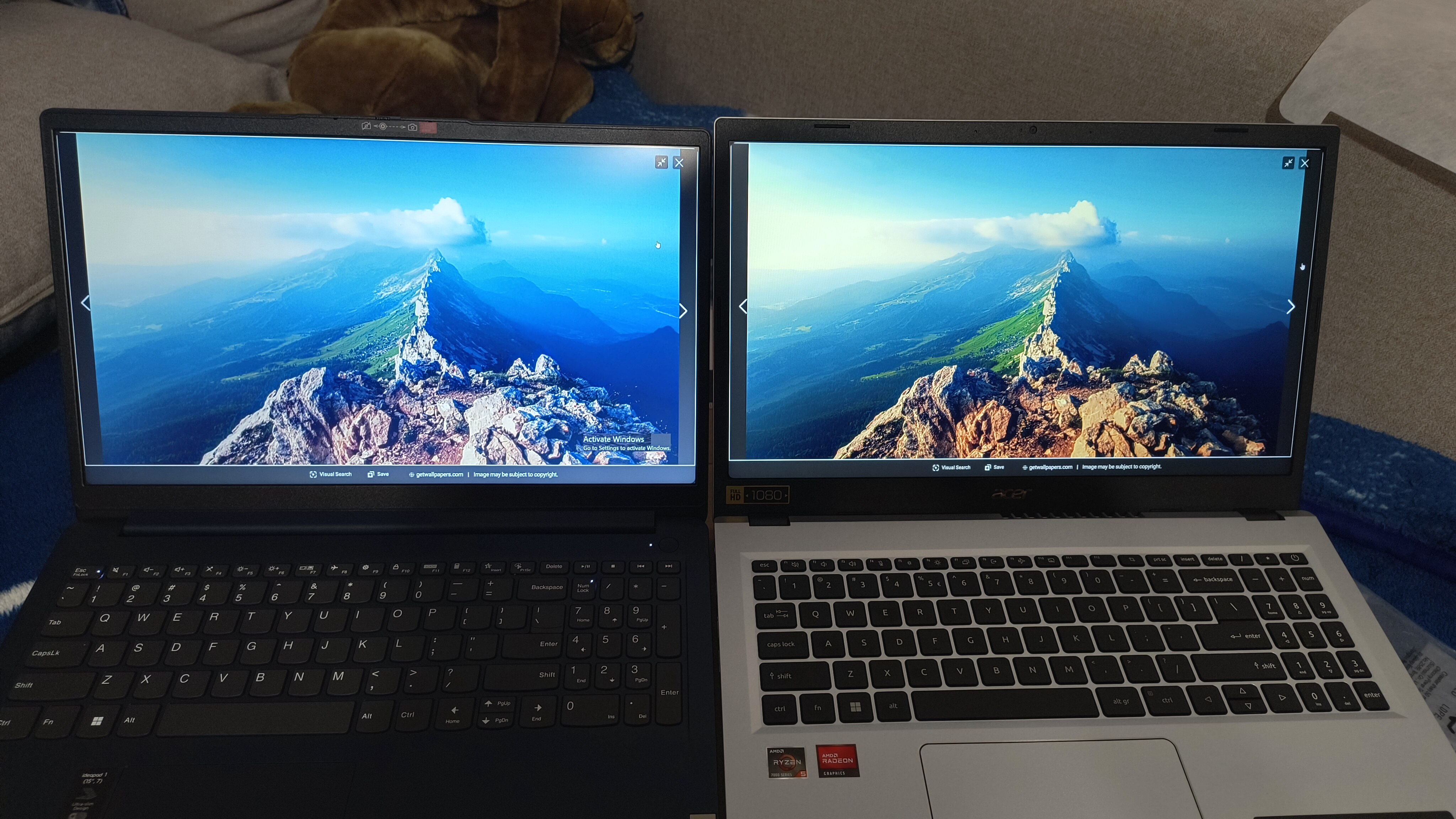 Laptop Lenovo IdeaPad 1 15ALC7 cu procesor AMD Ryzen™ 5 5500U pana la 4.0GHz, 15.6" Full HD, 8GB RAM, 256GB SSD, AMD Radeon™ Graphics, No OS, Abyss Blue