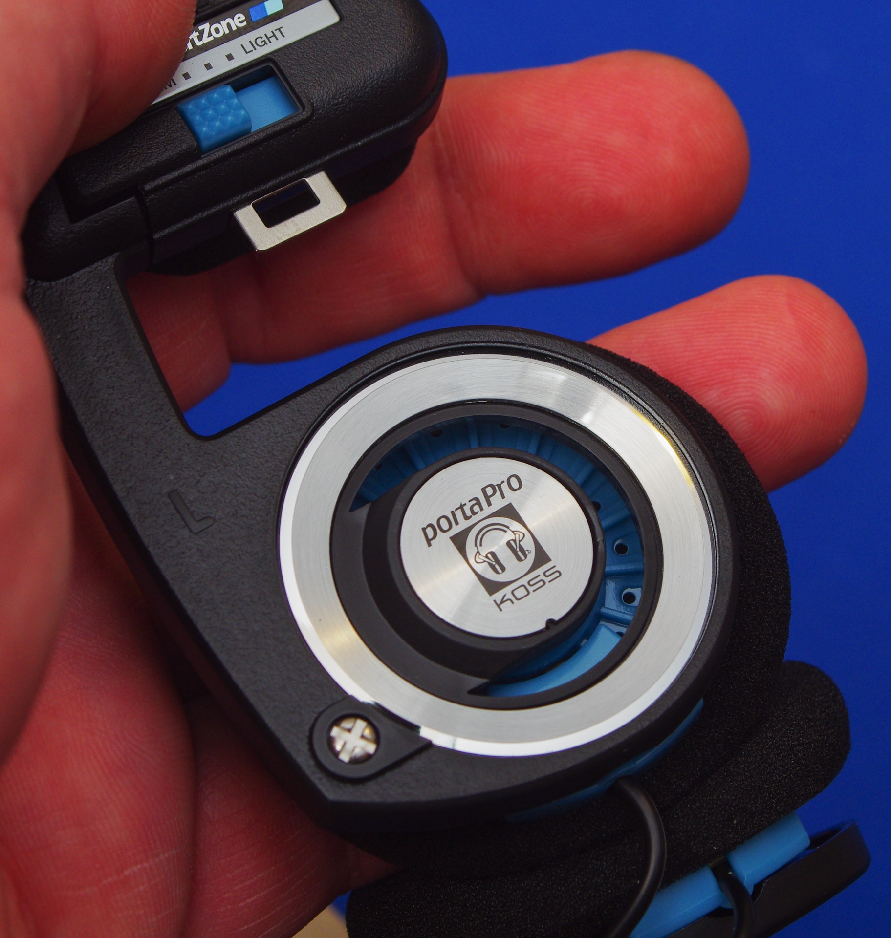 Casti audio Koss cu banda PORTA PRO Classic, tip sport, Negru/Argintiu