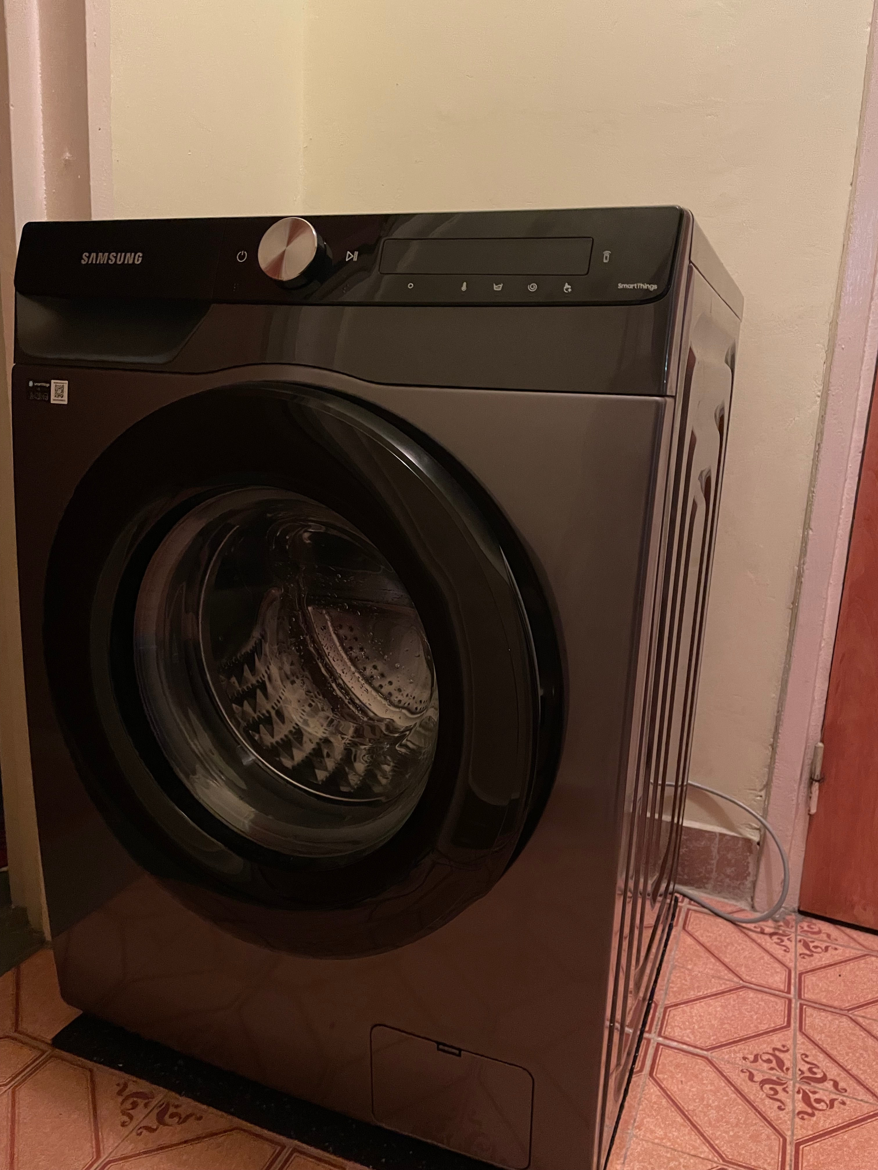 Masina de spalat rufe Samsung WW80T534DAXAS7, 8 kg, 1400 RPM, Clasa A, Auto Dosing, Eco Bubble, AI Energy, Motor Digital Inverter, Antracit