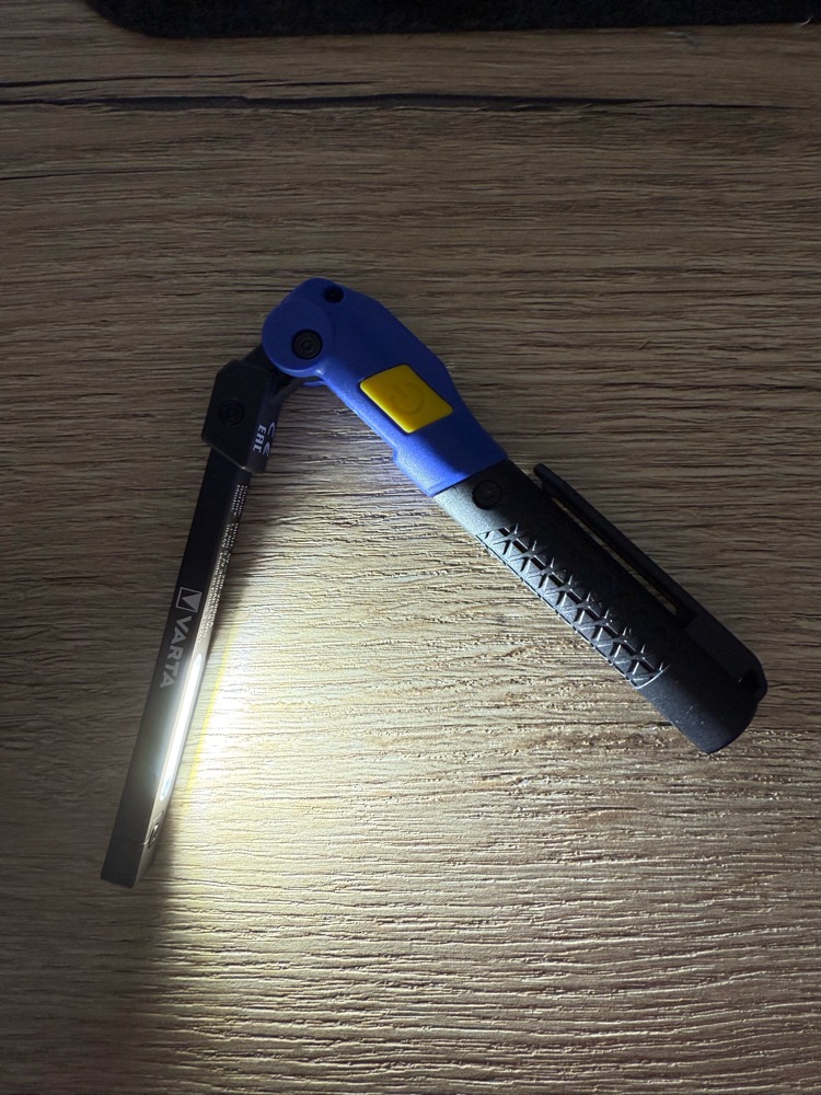 Lanterna LED Varta Work Flex Multifunction Light F20R, reincarcabila, USB-C, 100 lm, 3 surse de lumina, IP54