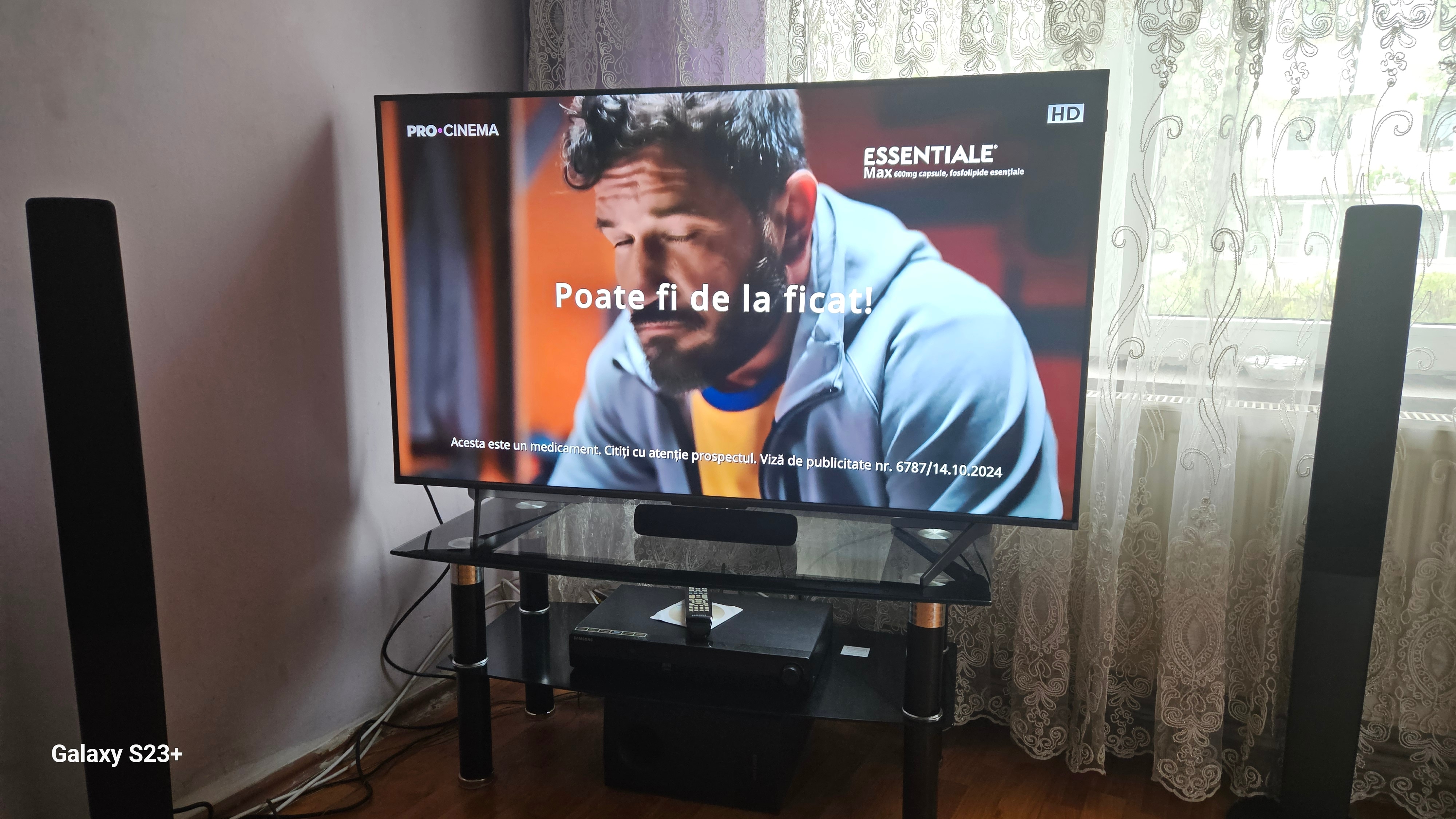 Televizor TCL QLED 75C655 Pro, 189 cm, Smart Gloogle TV, 4k Ultra HD, Clasa F (Model 2024)