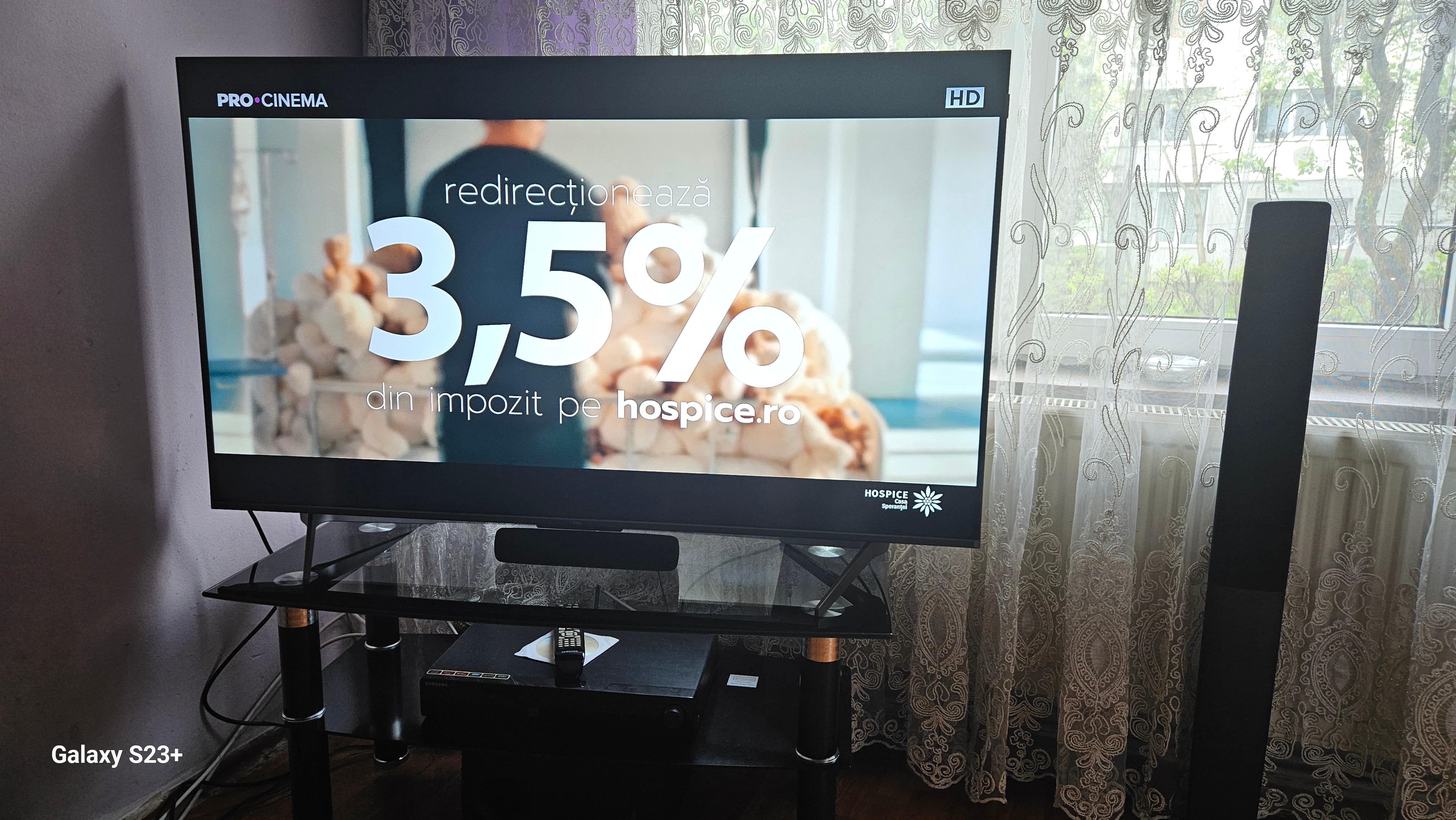 Televizor TCL QLED 75C655 Pro, 189 cm, Smart Gloogle TV, 4k Ultra HD, Clasa F (Model 2024)