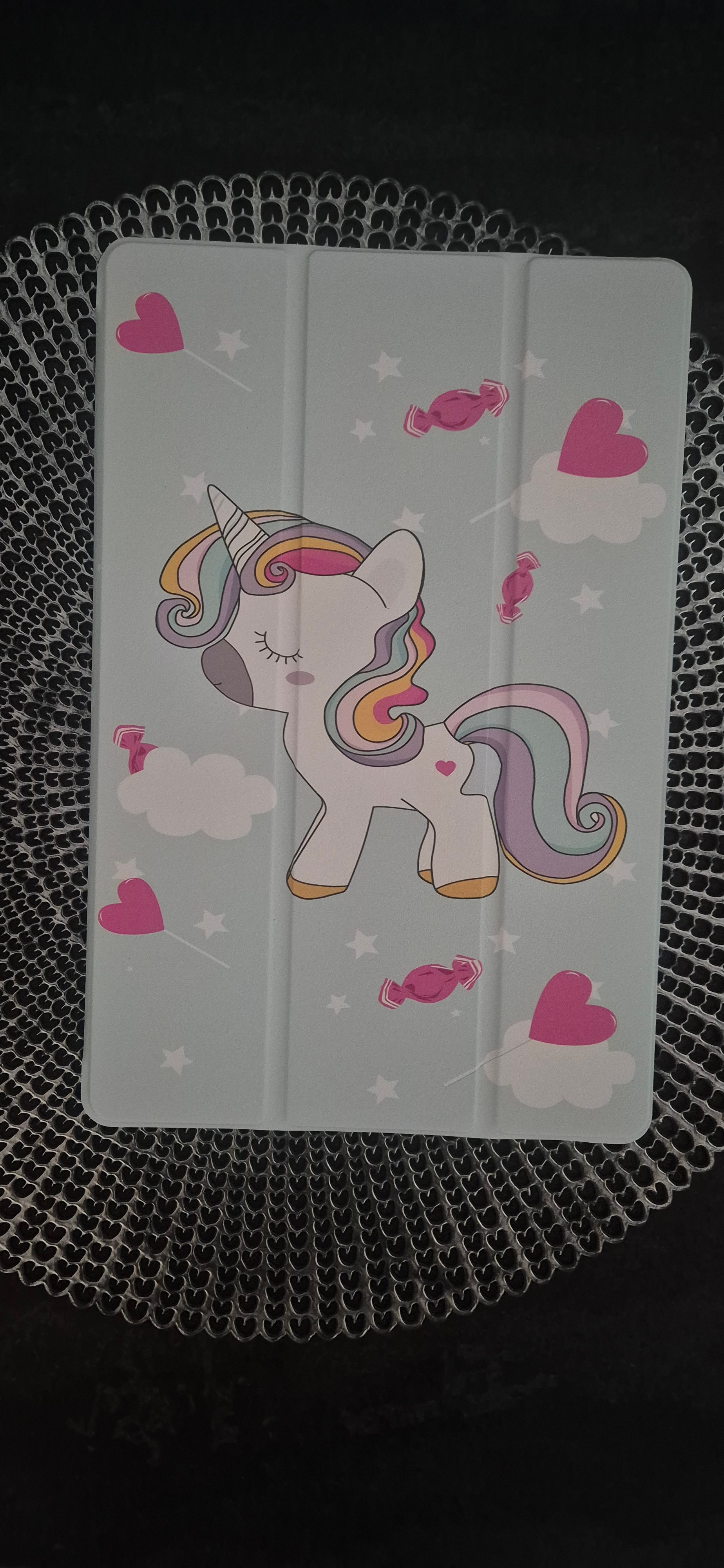 Husa pentru tableta Lenovo Tab P12 12.7 inch functie sleep/wake-up Ultralight de tip stand graffiti