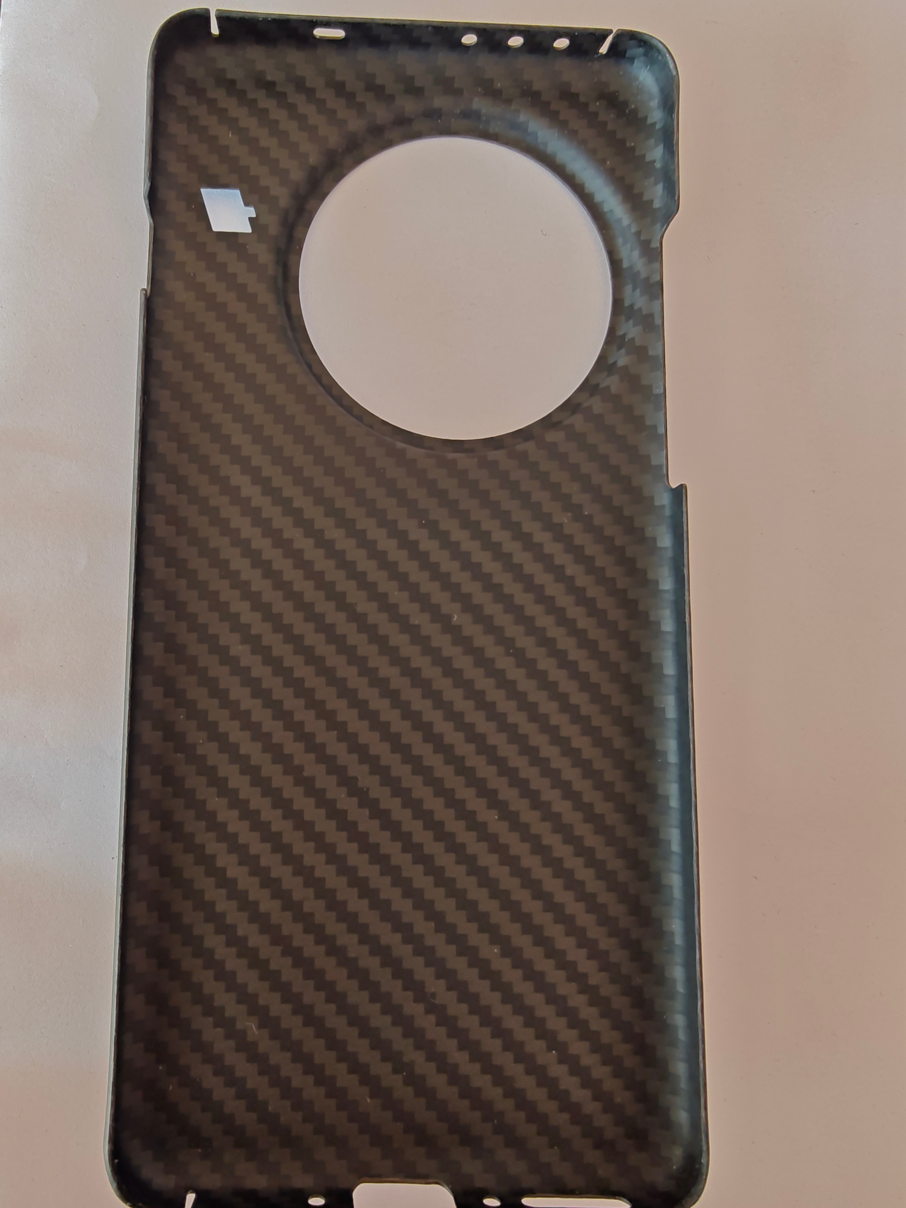 Husa pentru OnePlus 13, fibra de carbon, aramid kevlar, Negru