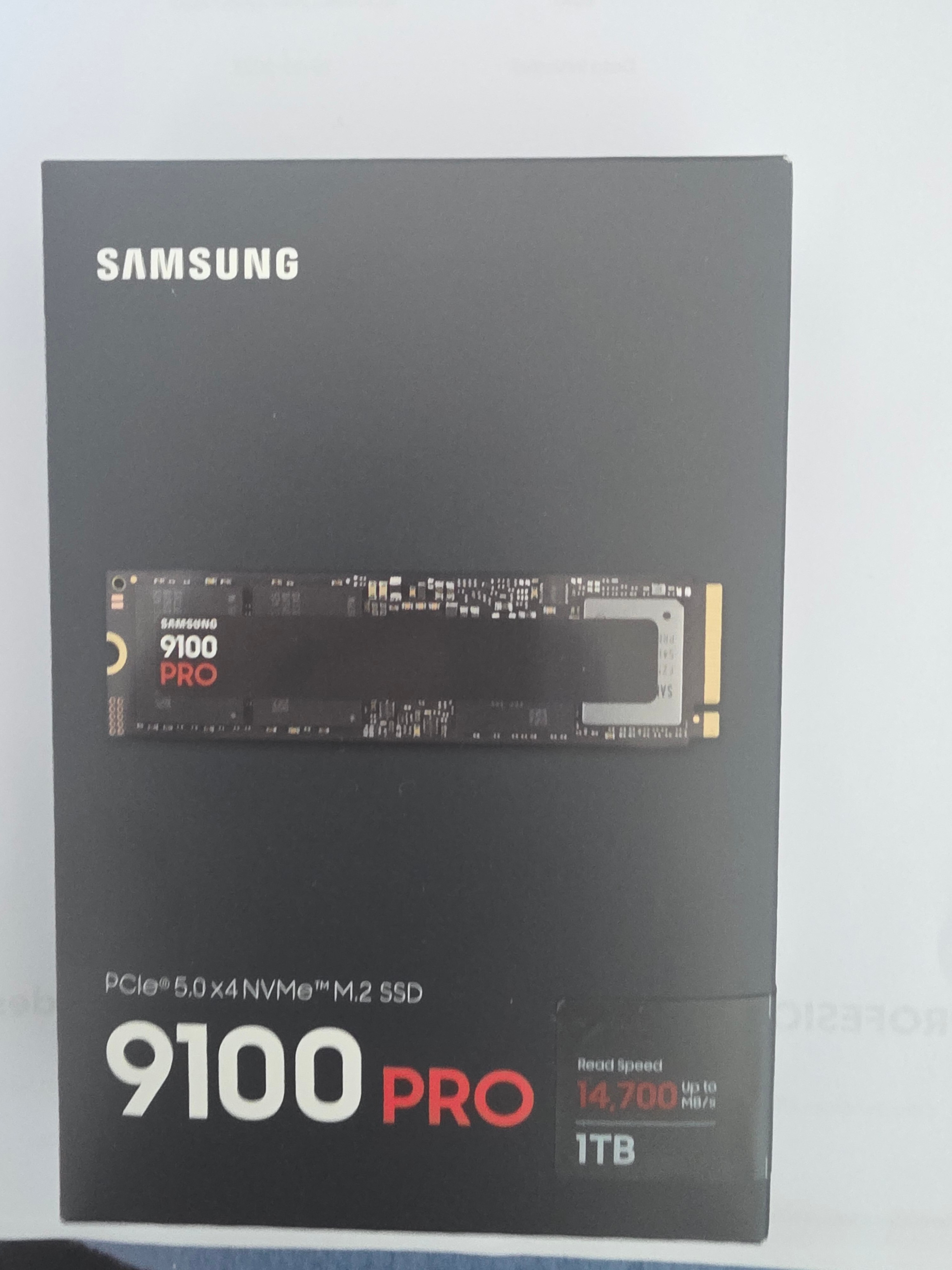 内蔵型SSD Samsung 9100 PRO 2TB PCIe Gen 5.0 Solid State Drive (SSD) Samsung 9100 PRO 2TB, PCIe Gen 5.0, NVMe