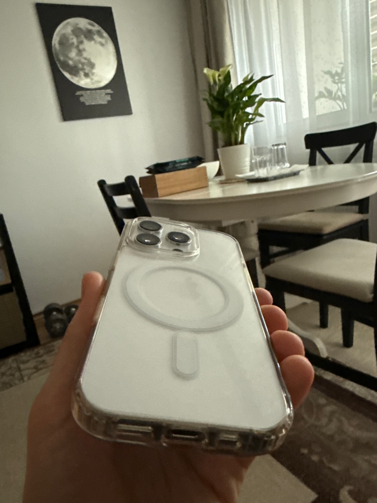Husa pentru Apple iPhone 16 Pro tpu airshock mag safe transparent