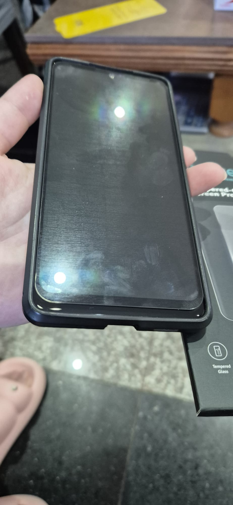 Folie de protectie Spacer pentru Samsung Galaxy S21 FE, sticla 9D, duritate 9H, Tempered Glass