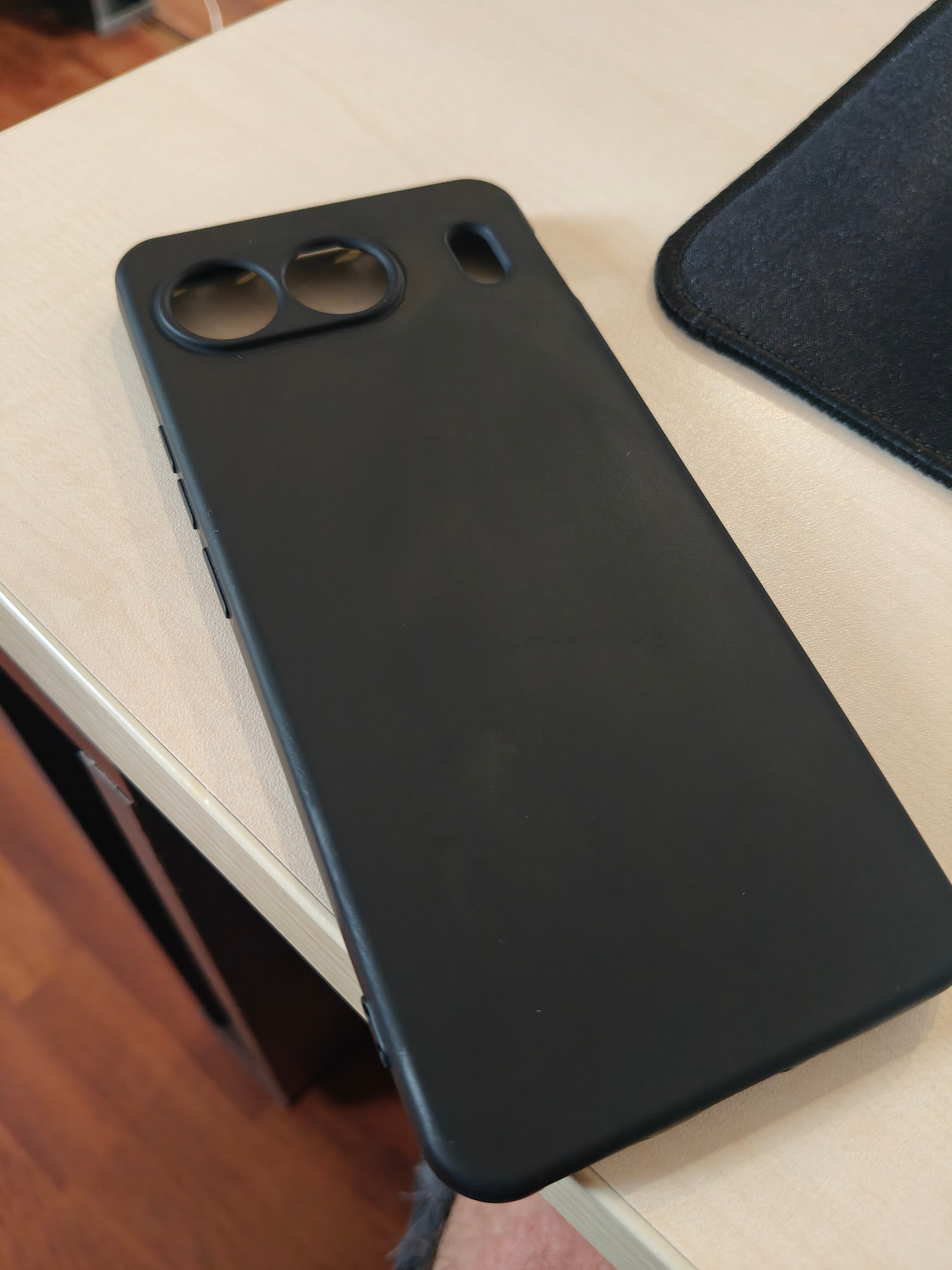 Husa pentru OnePlus Nord 4 Liquid Silicone subtire captusita cu microfibra anti amprenta protectie camera foto negru