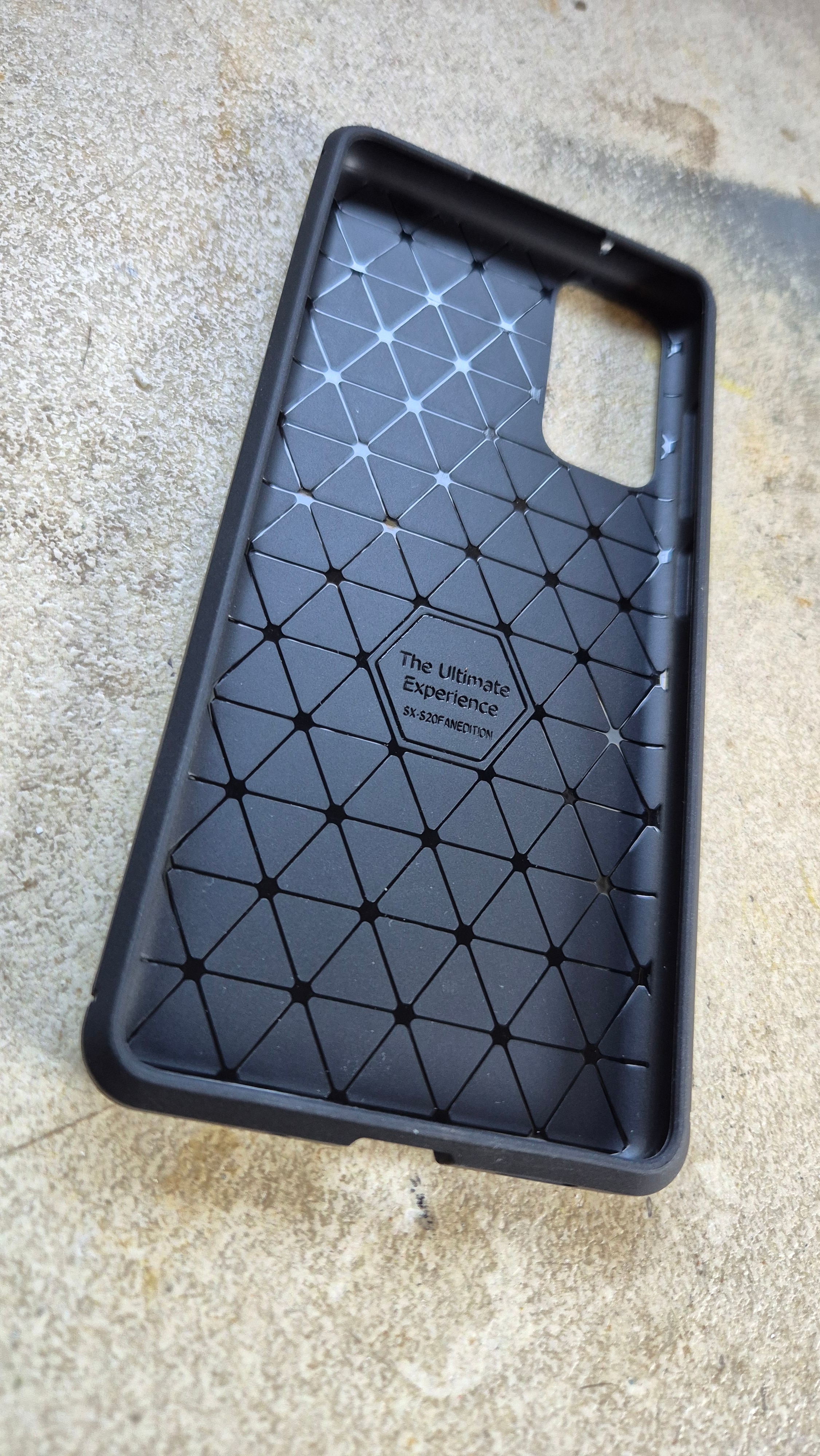 Husă pentru Samsung Galaxy S20 FE, SKYDDAR INNOVATION, silicon carbon, set cu sticker, albastru