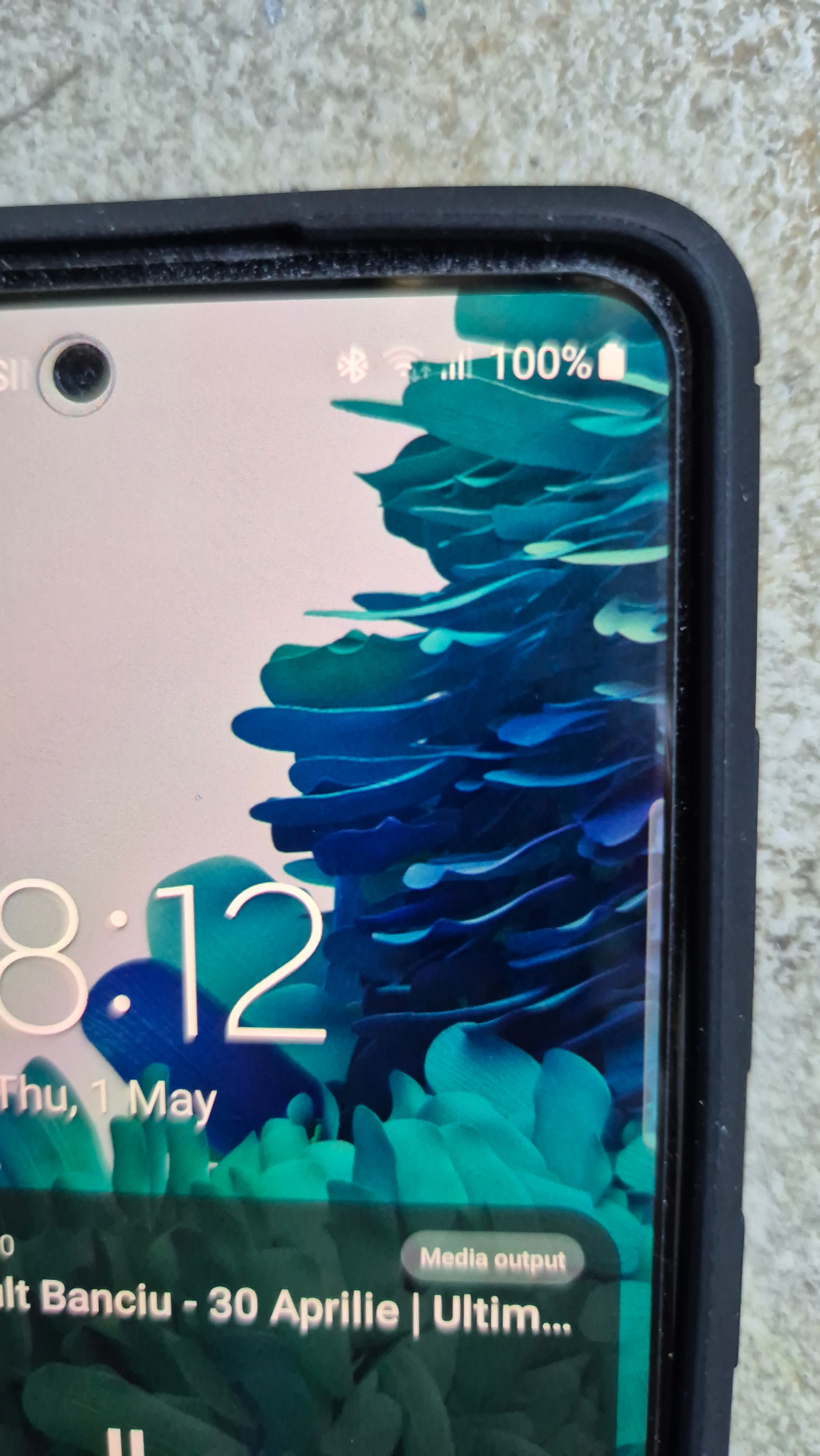 Husă pentru Samsung Galaxy S20 FE, SKYDDAR INNOVATION, silicon carbon, set cu sticker, albastru