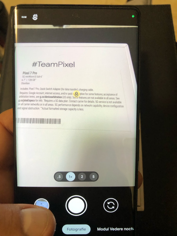 Telefon mobil Google Pixel 7 Pro, 128GB, 12GB RAM, 5G, Obsidian