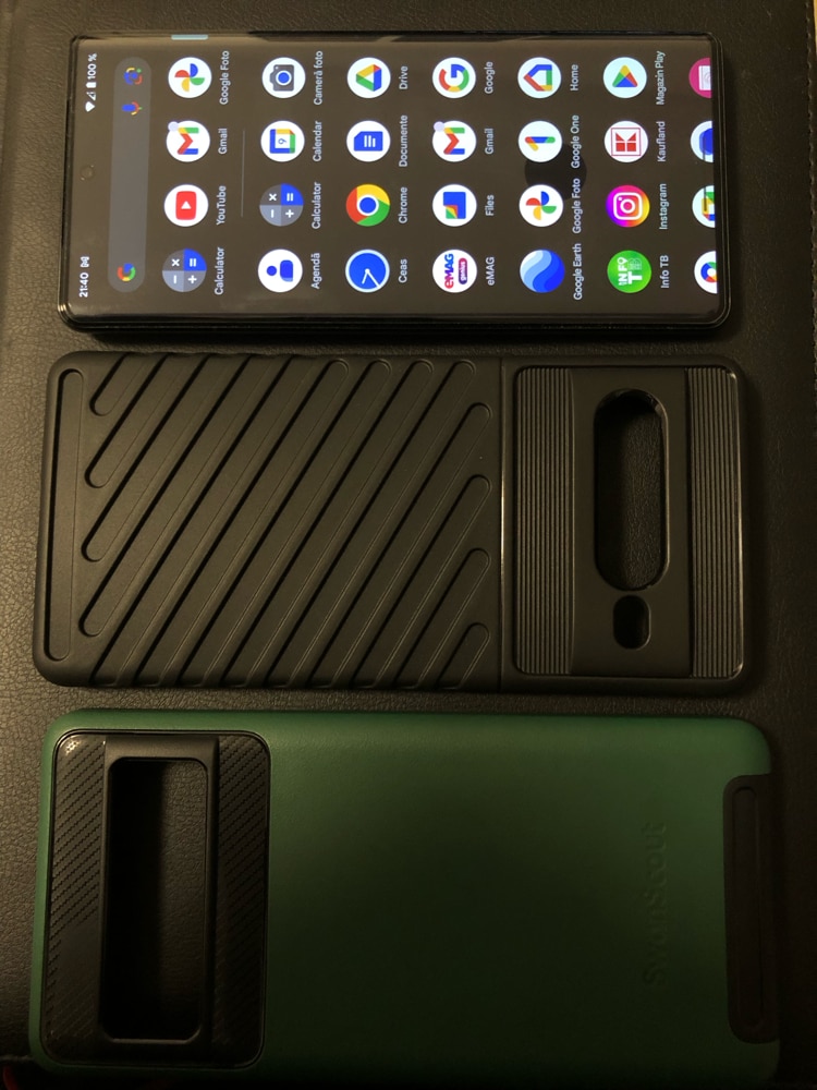 Telefon mobil Google Pixel 7 Pro, 128GB, 12GB RAM, 5G, Obsidian