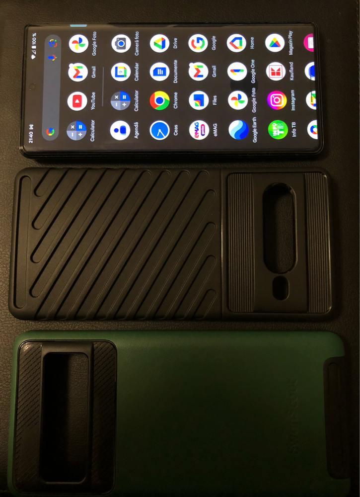 Telefon mobil Google Pixel 7 Pro, 128GB, 12GB RAM, 5G, Obsidian