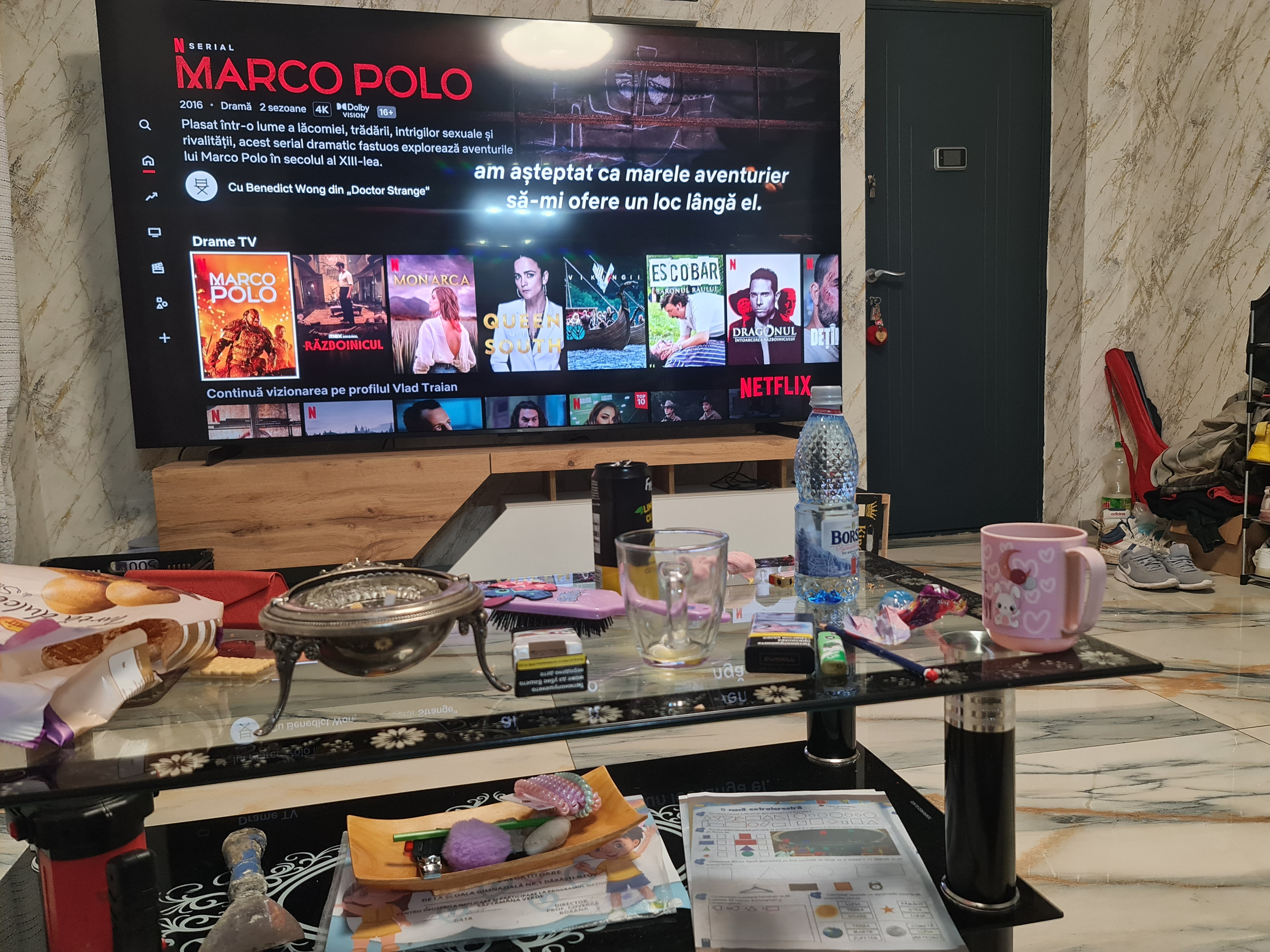 Televizor TCL 98QLED780 QLED (98 inch (248 cm), 4K UHD, HDR, Smart TV, control vocal (Google Assistant), Dolby Atmos, Google TV)