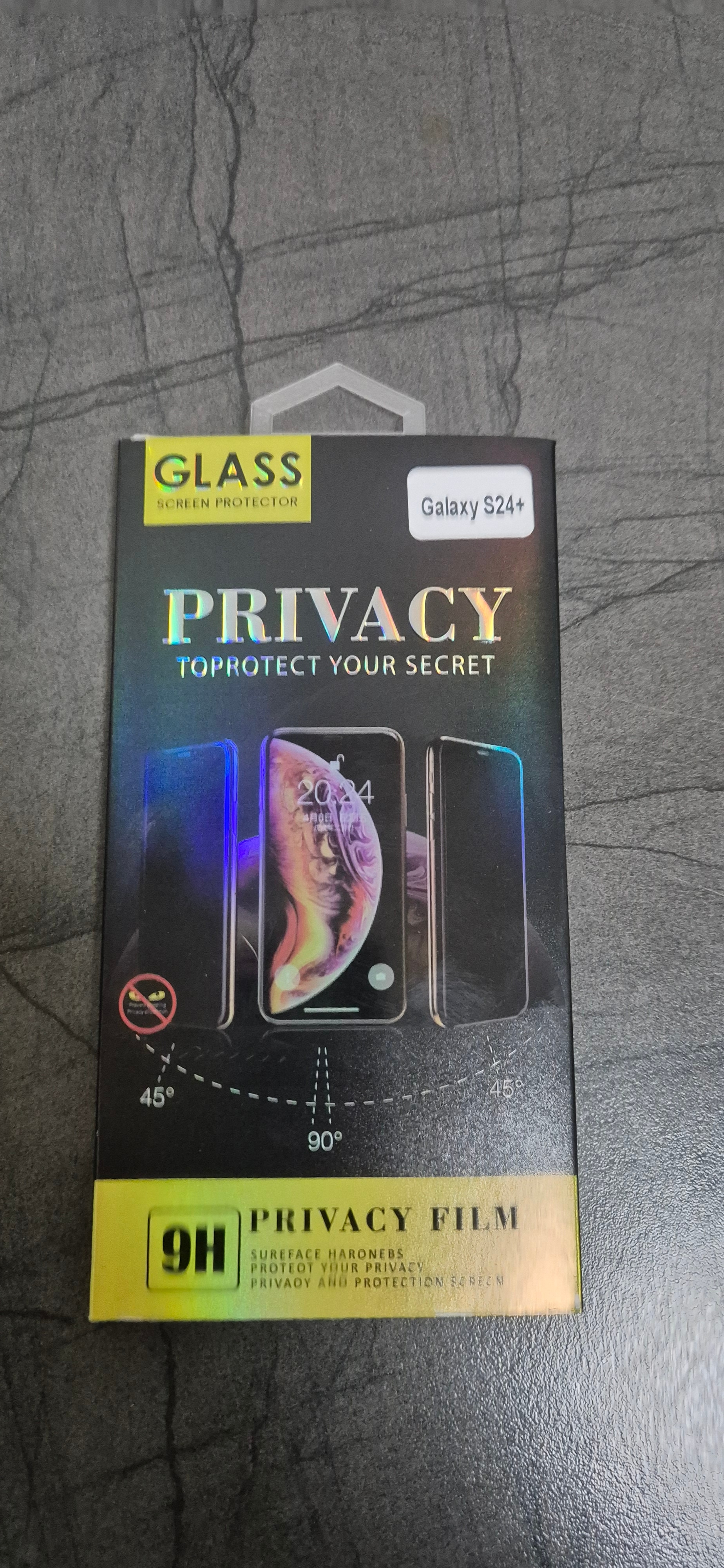 Folii de protectie telefoane, Protector de ecran HD, Sticla securizata, Anti-amprenta, 9H+, Pentru Samsung Galaxy S24 Plus/Galaxy S25 Plus, Ultra-clear, Vine cu un dispozitiv simplu de instalare pentru o pozitionare precisa