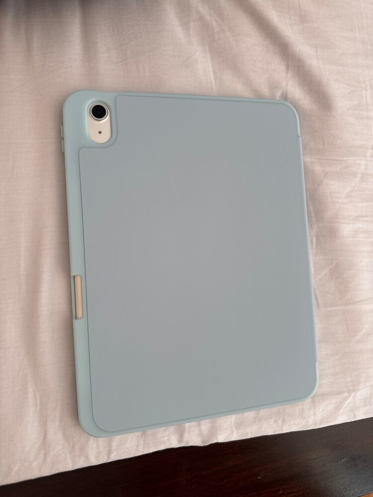 Husa tableta pentru iPad 10 (2022) 10.9" cu suport 2 Unghiuri si functie Sleep/Wake, SKDR OfficeMate - Mov